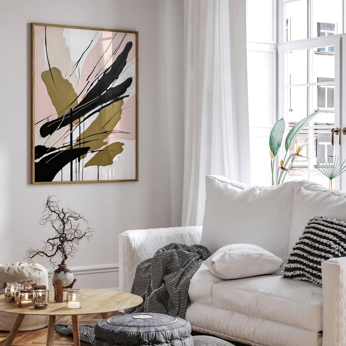 Abstract Expressionist Art for Home Decor - HypeSheriff