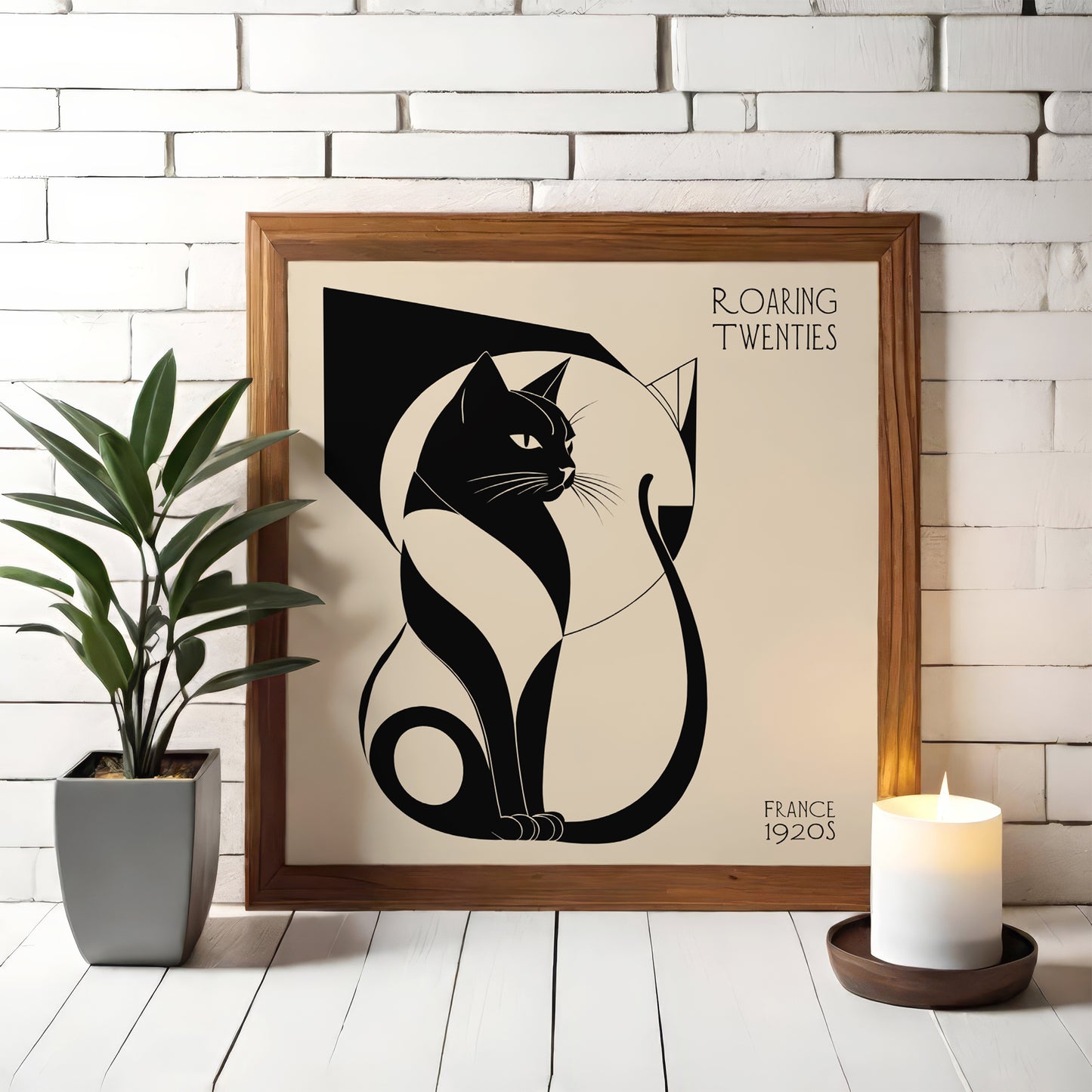 Roaring Twenties Square Art Print