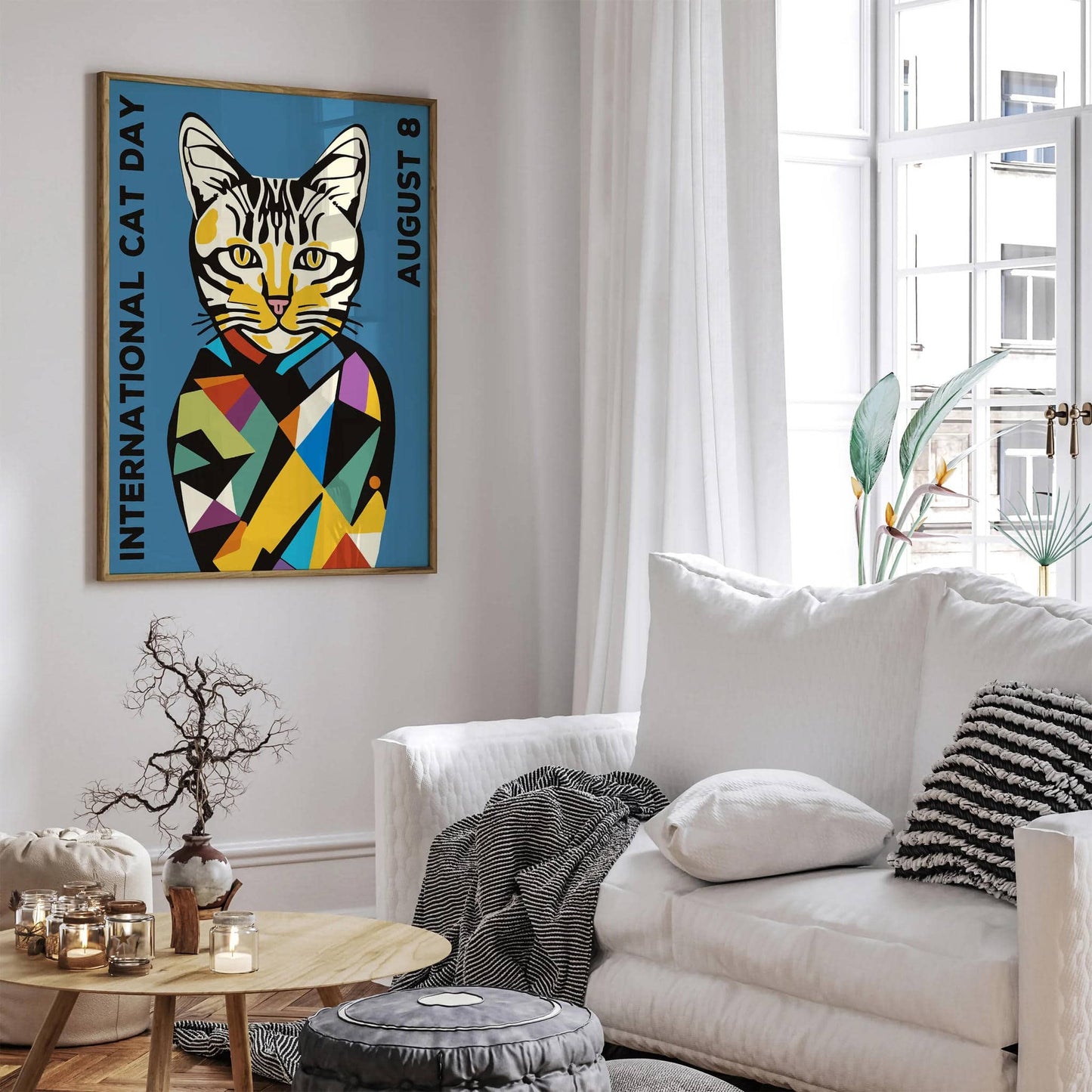 CAT DAY - Cat Lover Artsy Poster - HypeSheriff