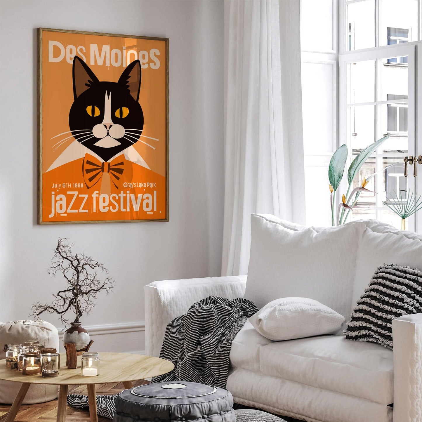 Des Moines 1999 Jazz Festival Art Print - HypeSheriff