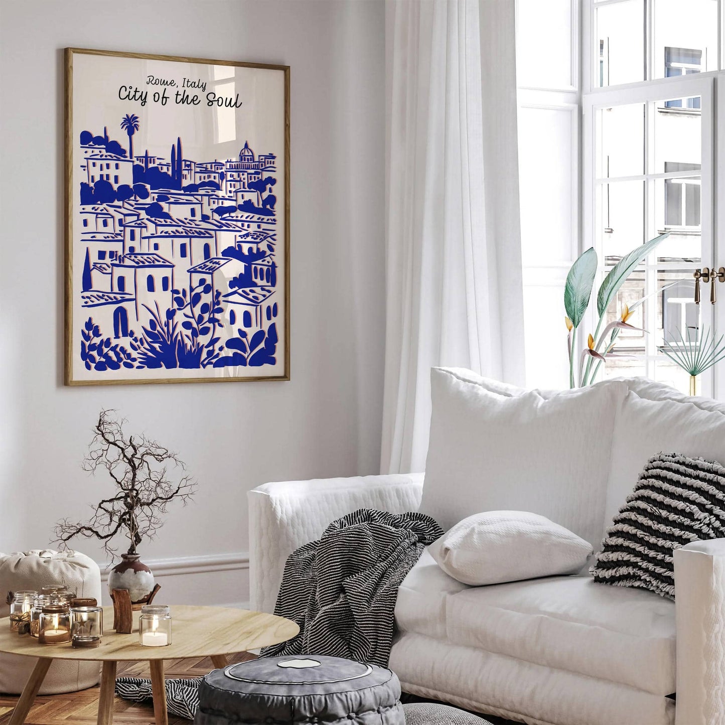 Rome Italy City of the Soul Poster