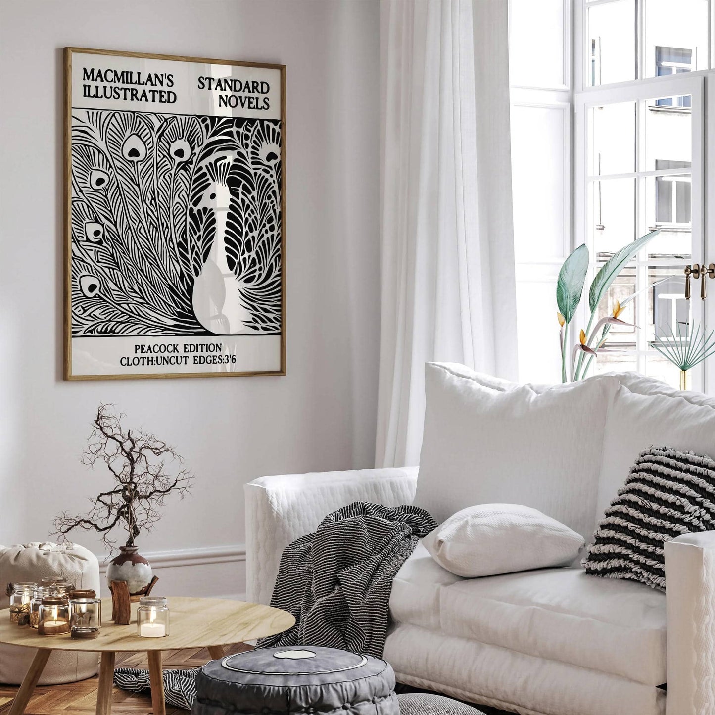 Macmillan's Illustrated Novels Vintage Poster - HypeSheriff