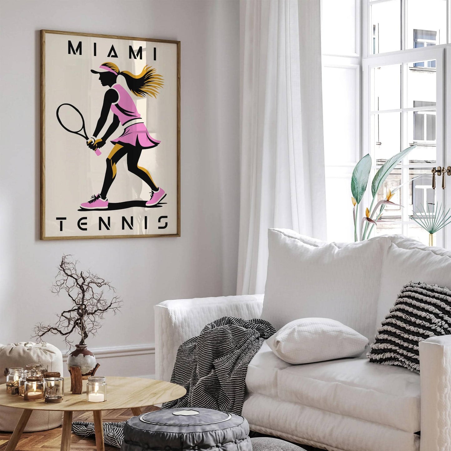 Mami Tennis Game Wall Art - HypeSheriff