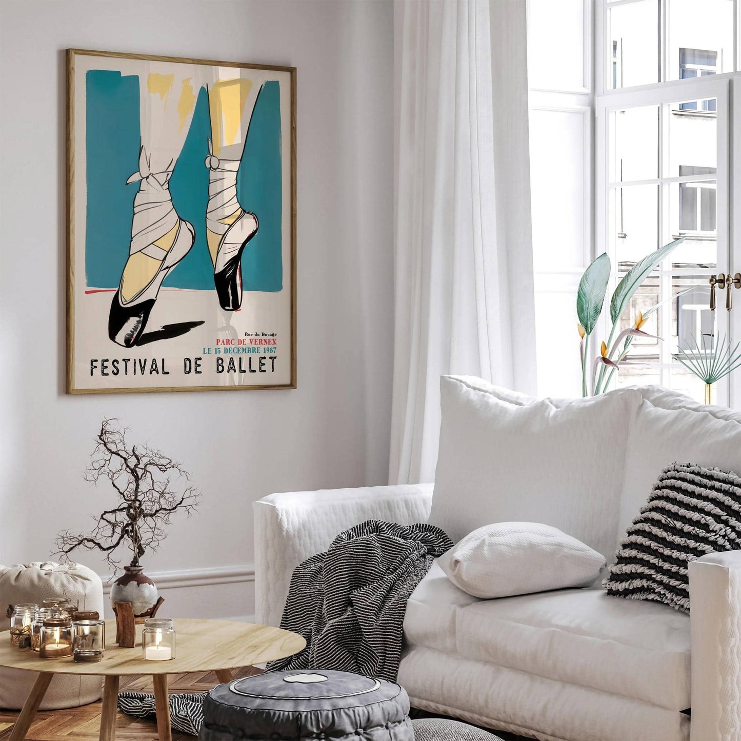French Ballerina Vintage Wall Art - HypeSheriff
