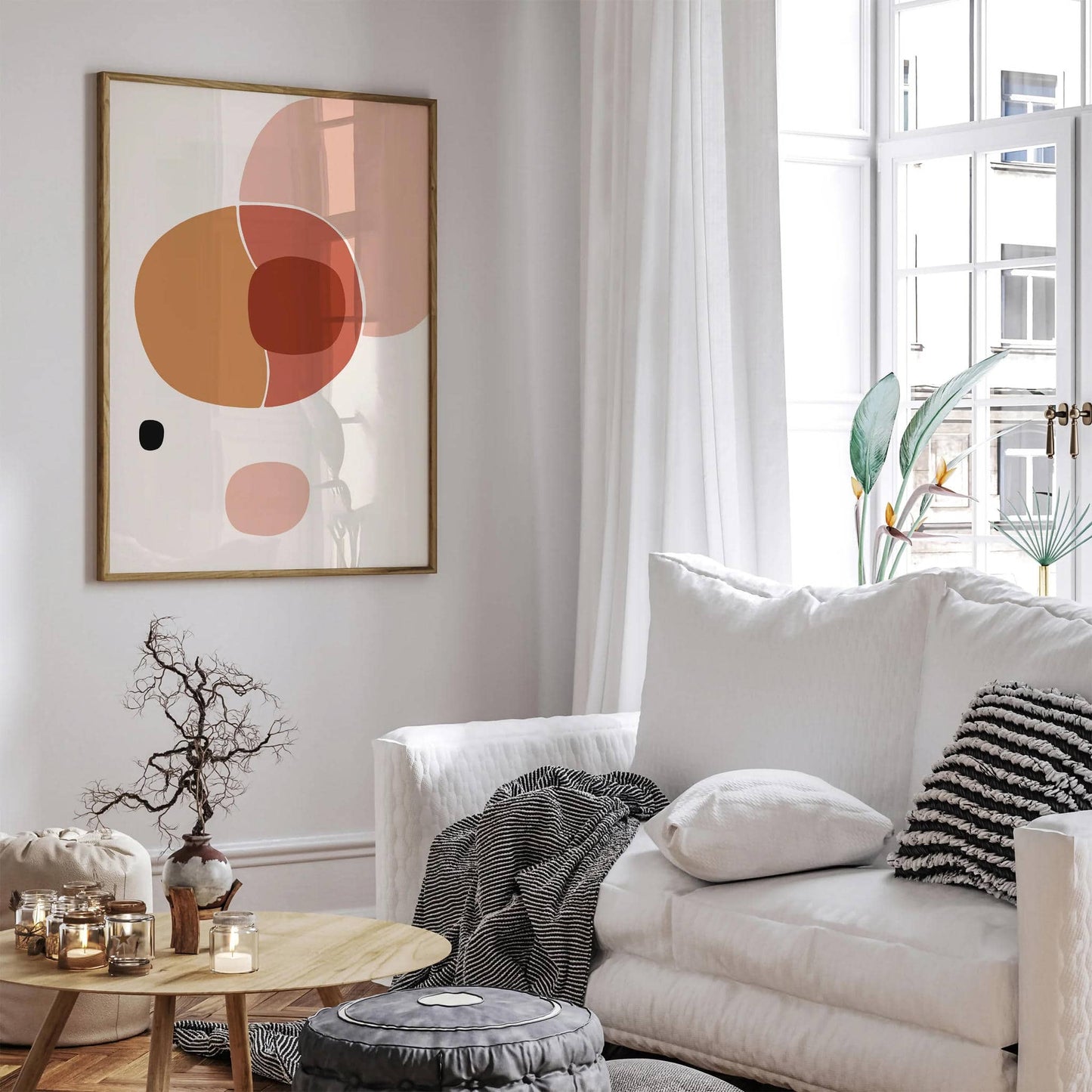 Modern Boho Abstract Poster - HypeSheriff
