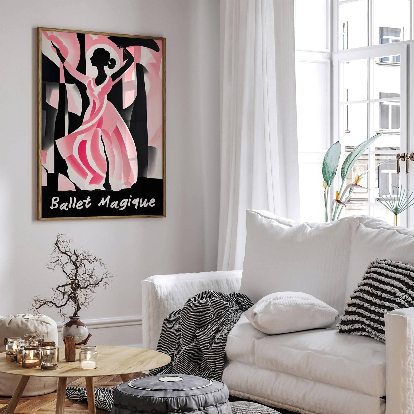 Ballet Magique Watercolor Ballet Wall Art - HypeSheriff