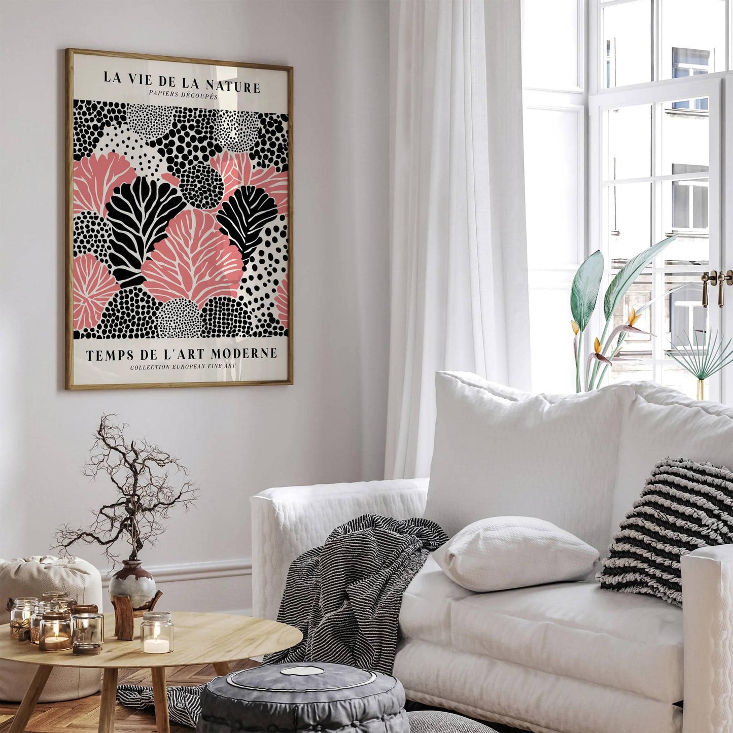 La Vie de la Nature Papiers Decoupes Poster - HypeSheriff