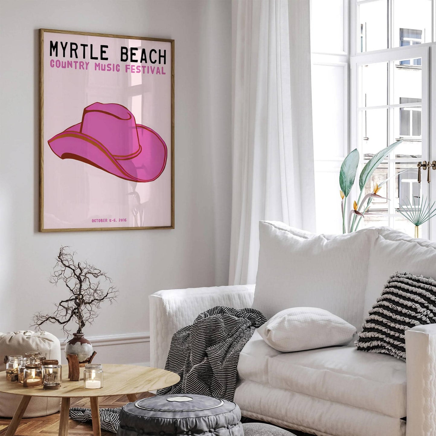 2016 Myrtle Beach Country Music Poster - HypeSheriff