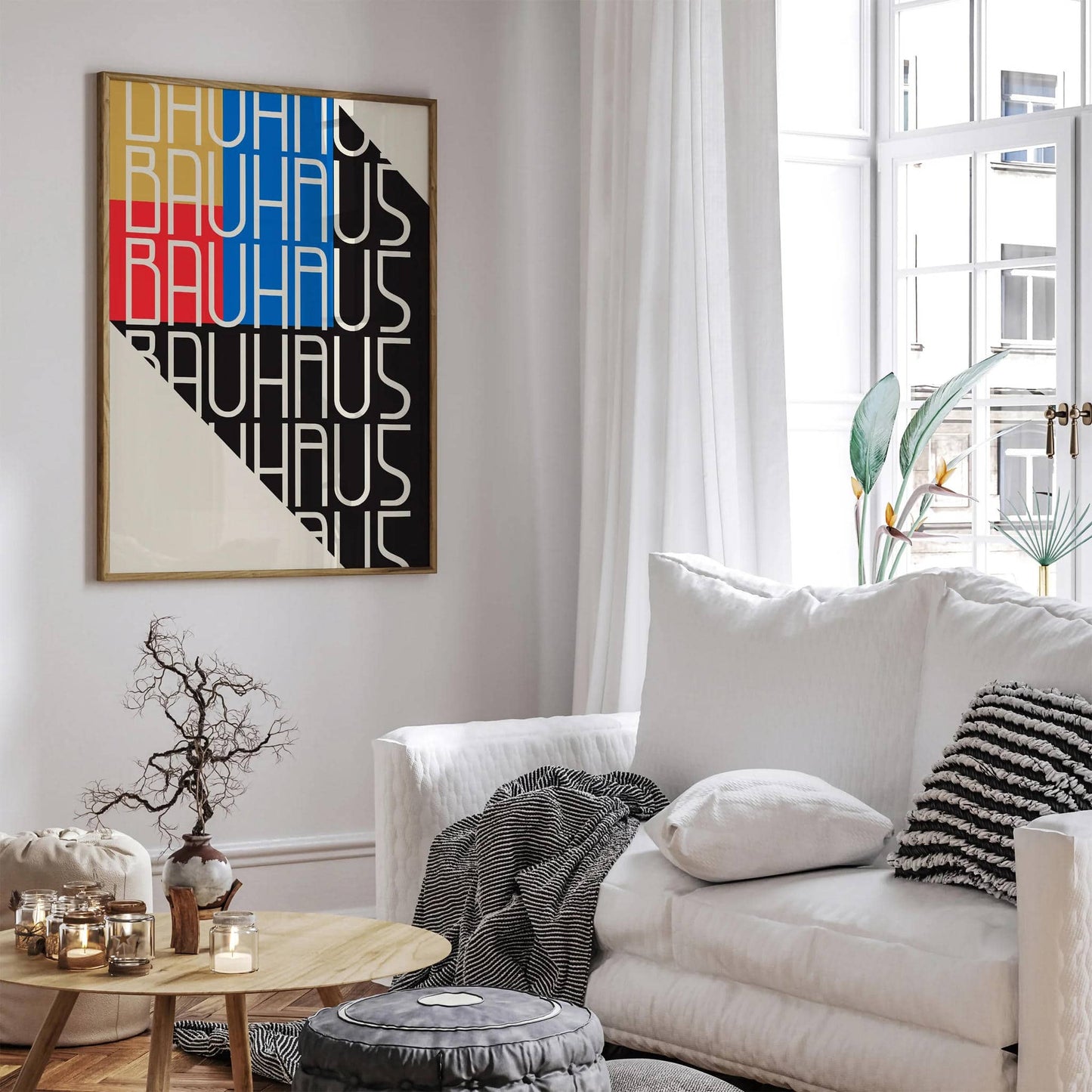 Modern Minimalist Bauhaus Art Print - HypeSheriff