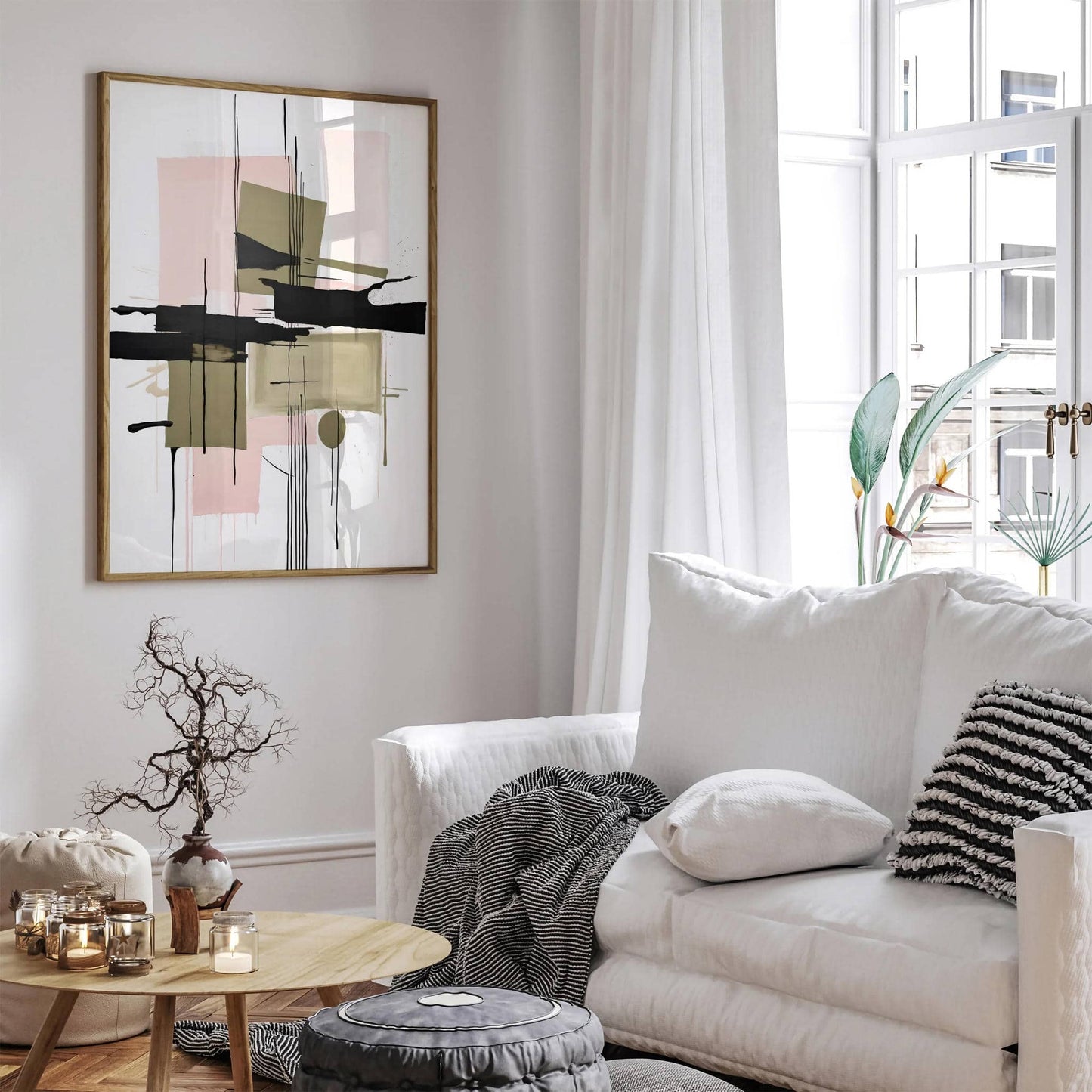 Abstract Art for Bedroom Wall Decor - HypeSheriff