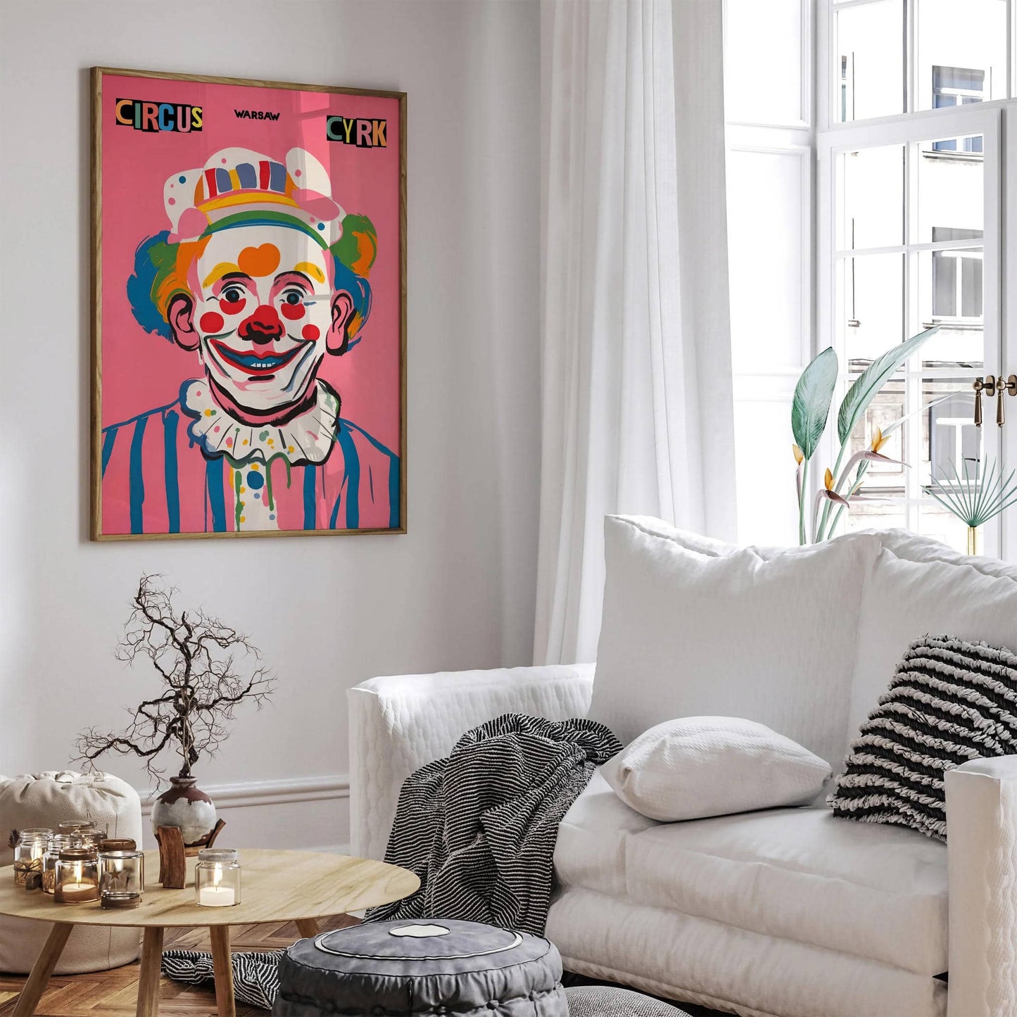 Polish Circus Vintage Cyrk Clown Poster - HypeSheriff