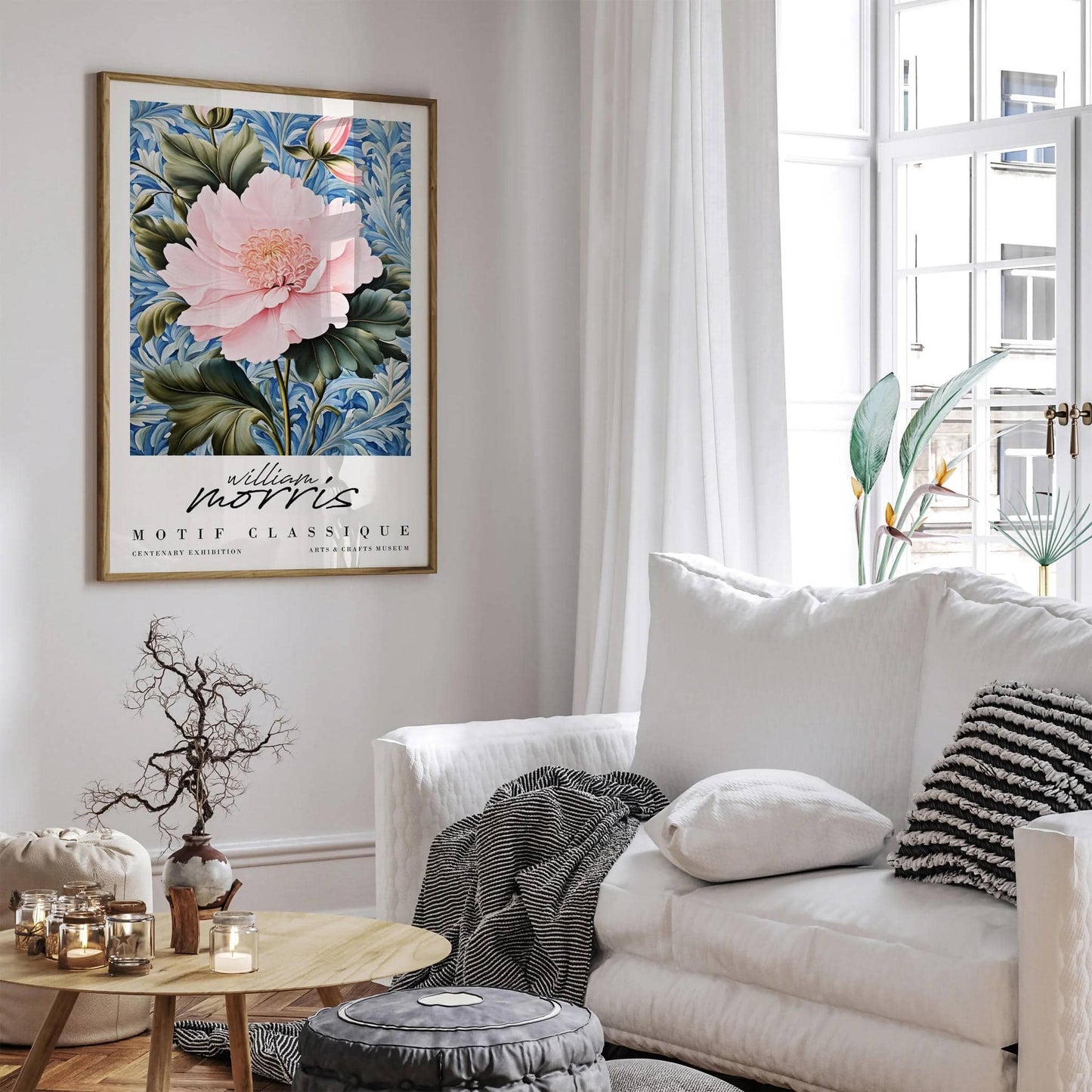 Botanical Elegance: W. Morris Fleurs Poster - HypeSheriff