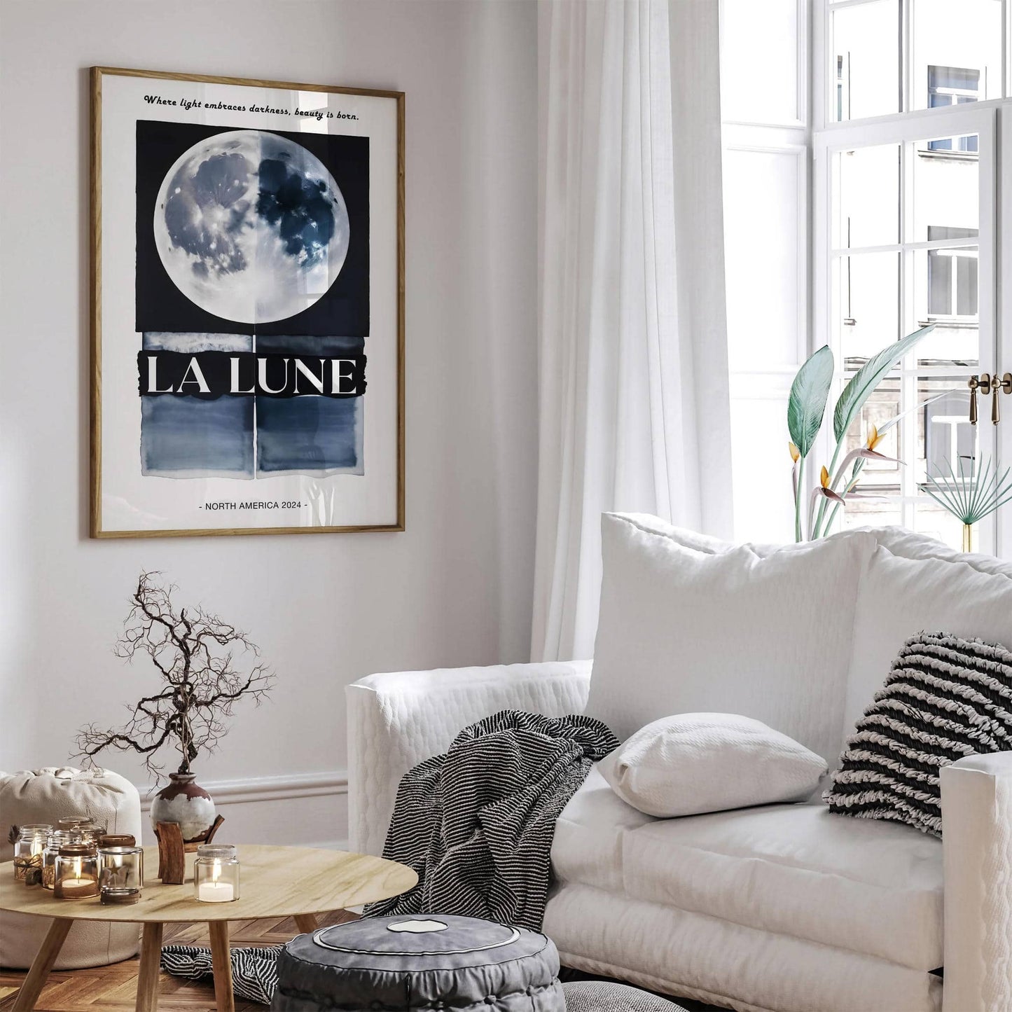 La Lune Moon Space Art Print 2025