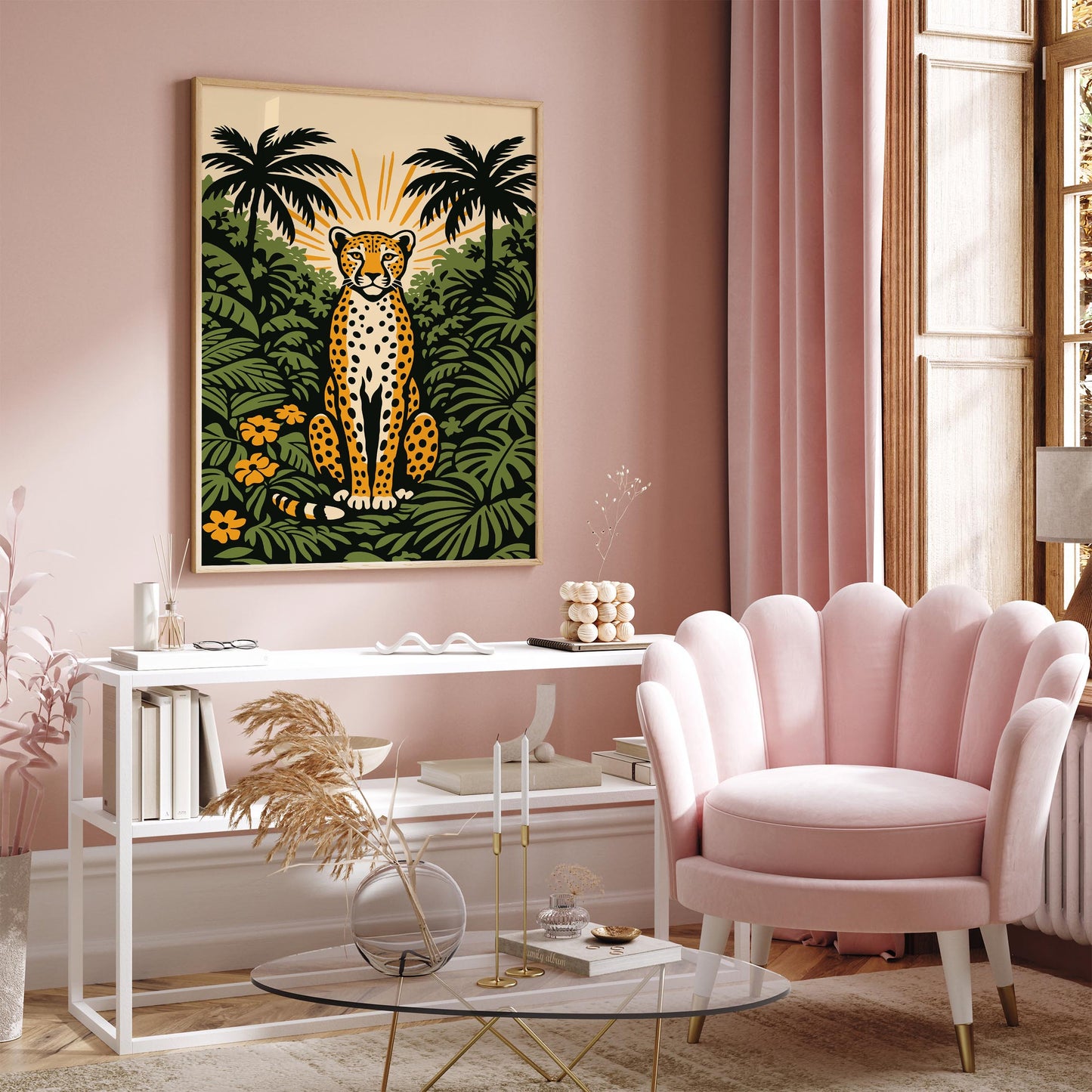 Jungle Cheetah Poster
