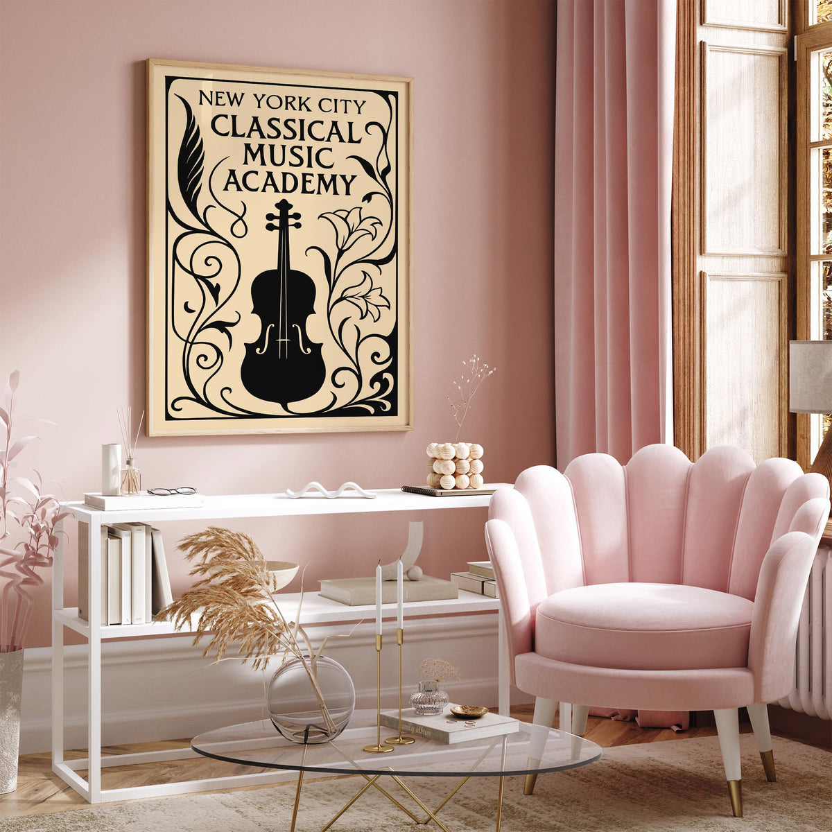 NYC Classical Music Academy Art Poster