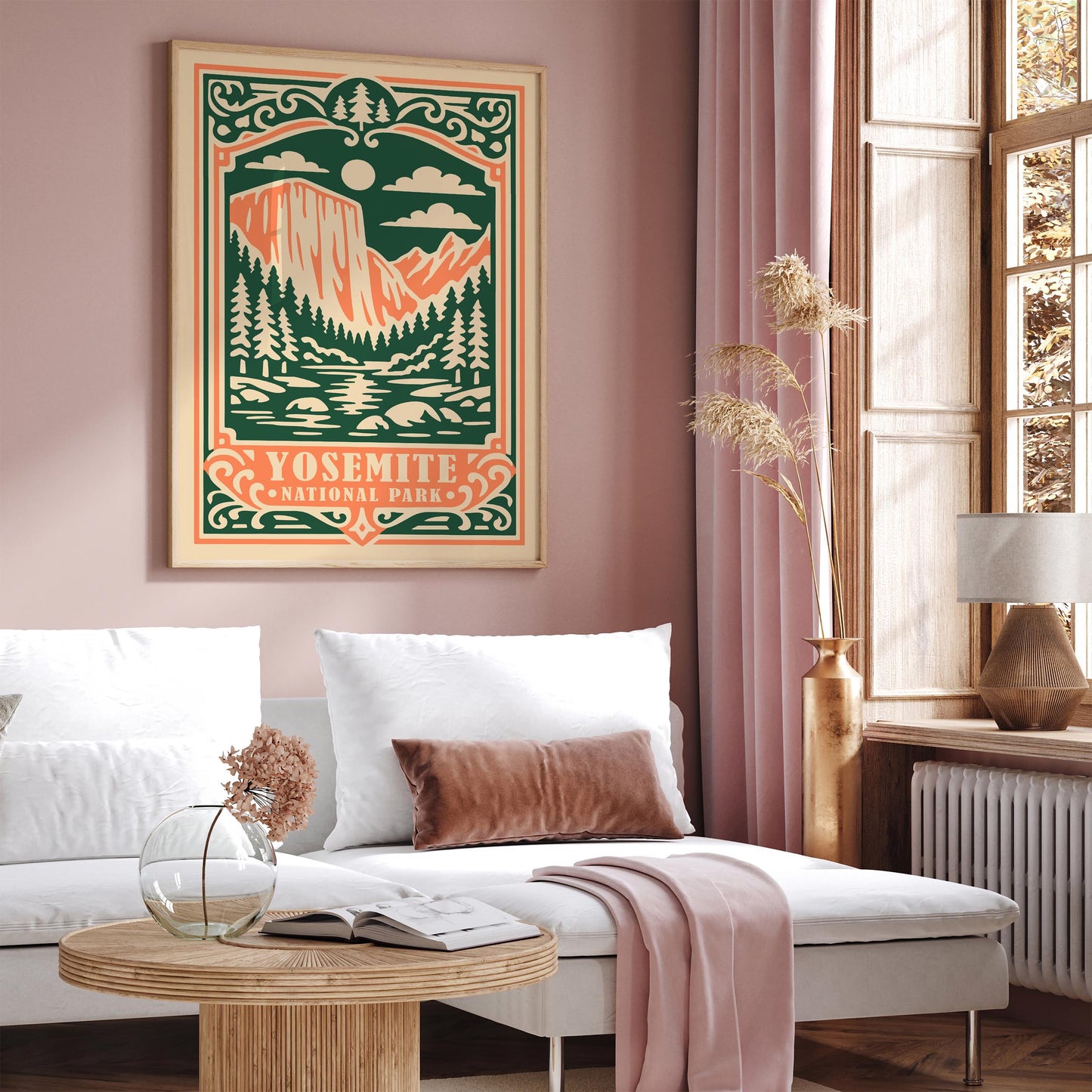 Yosemite National Park Poster - Vintage National Park Wall Art