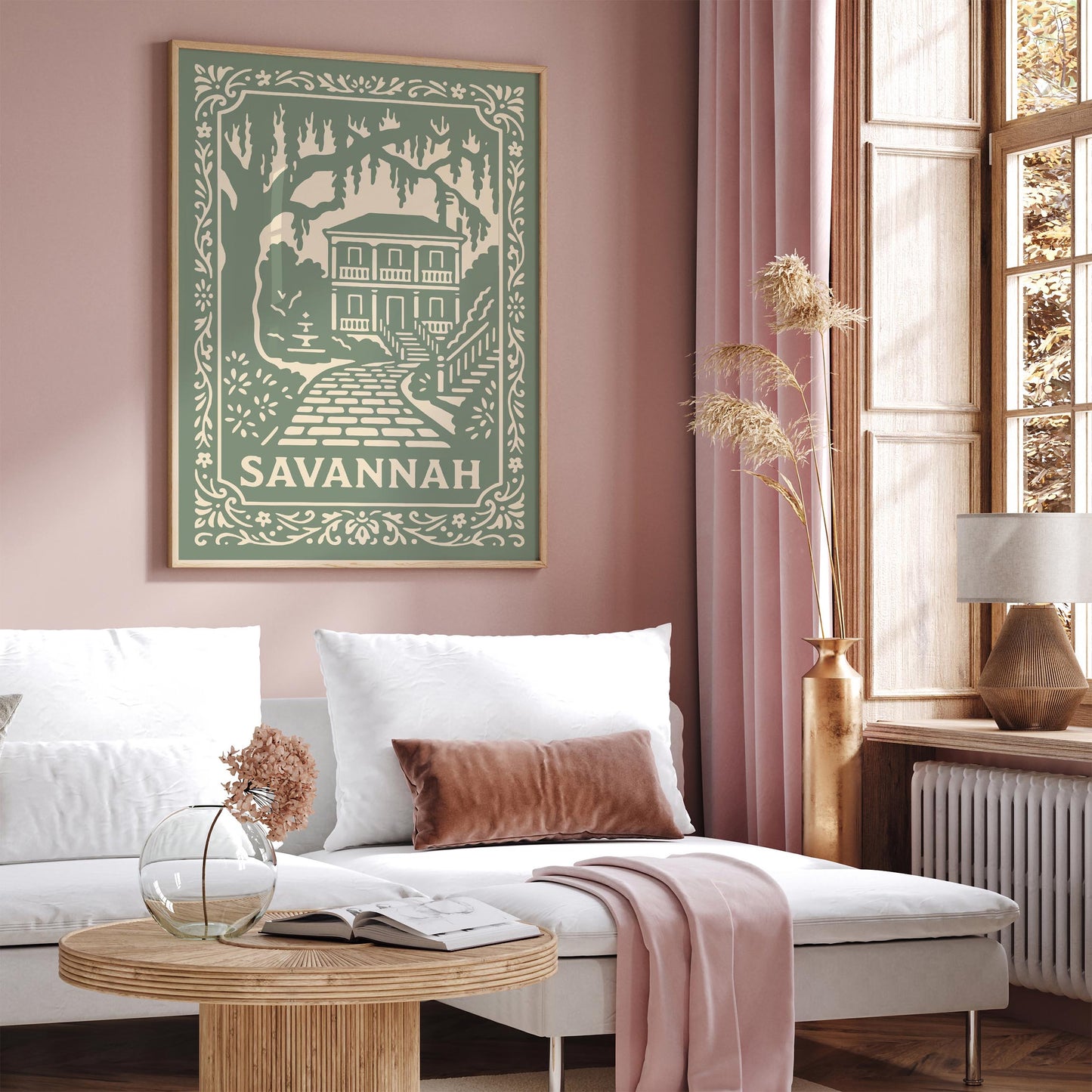 Savannah Georgia Poster – Vintage Travel Wall Art