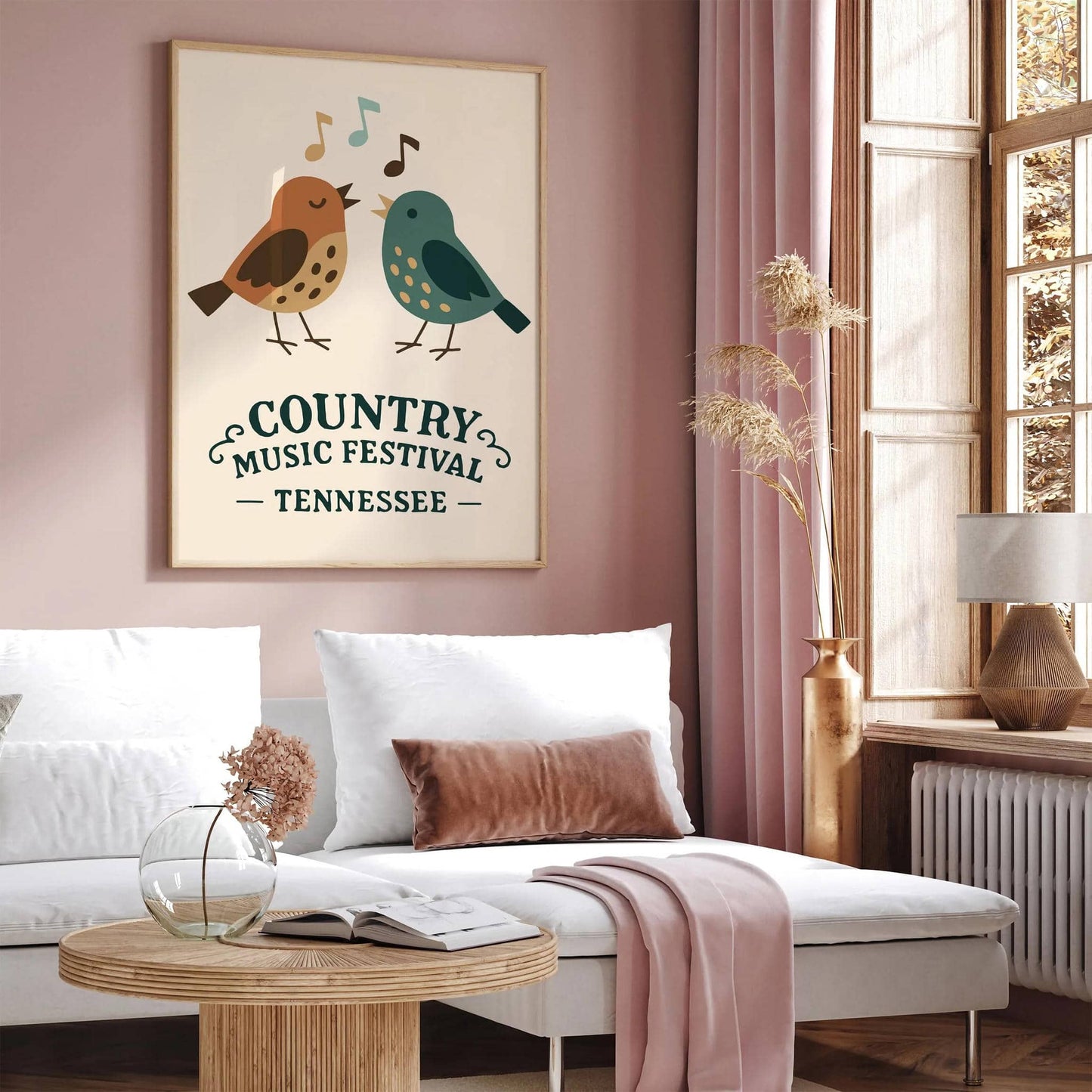Country Music Festival Tennessee Art Print