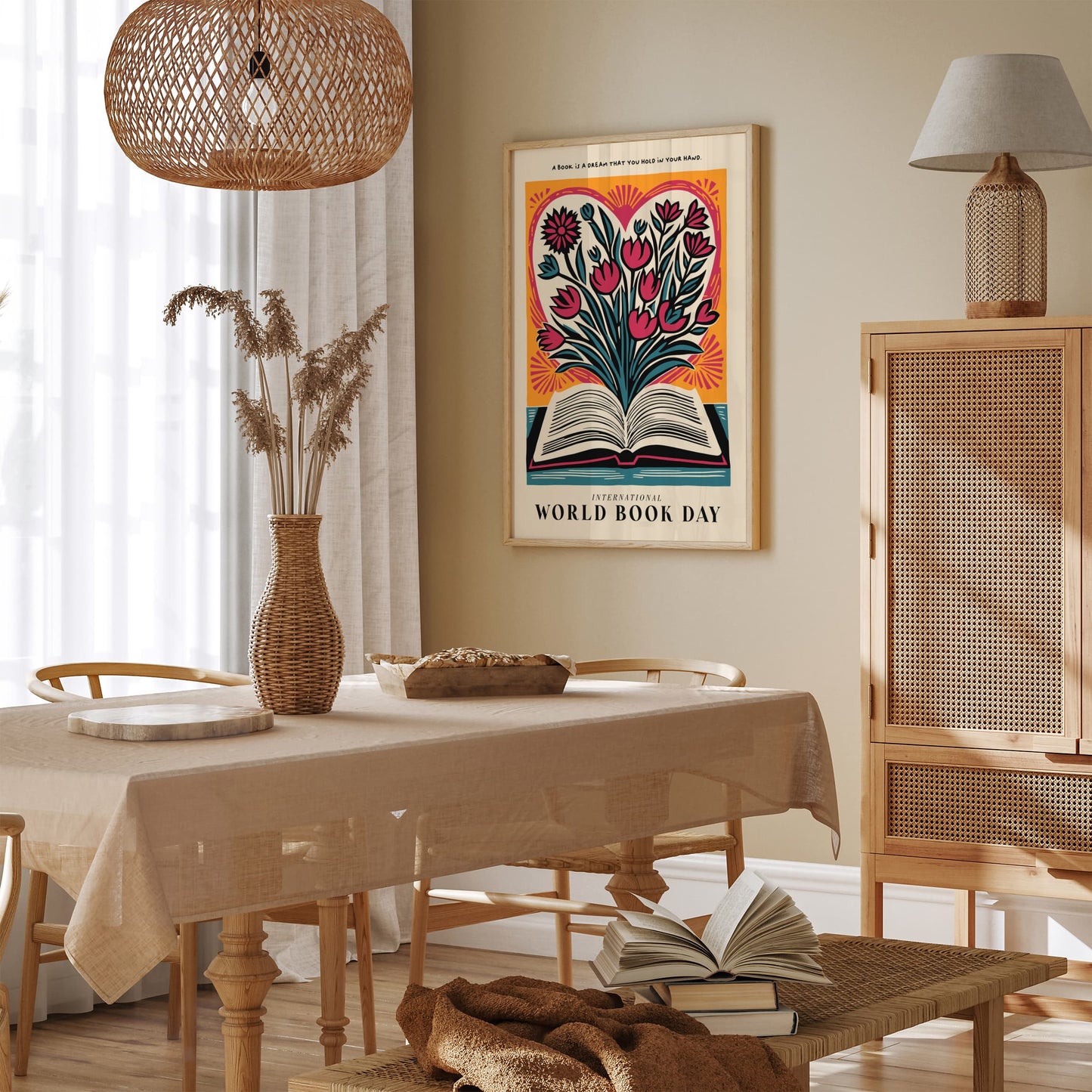 World Book Day Vintage Art Print