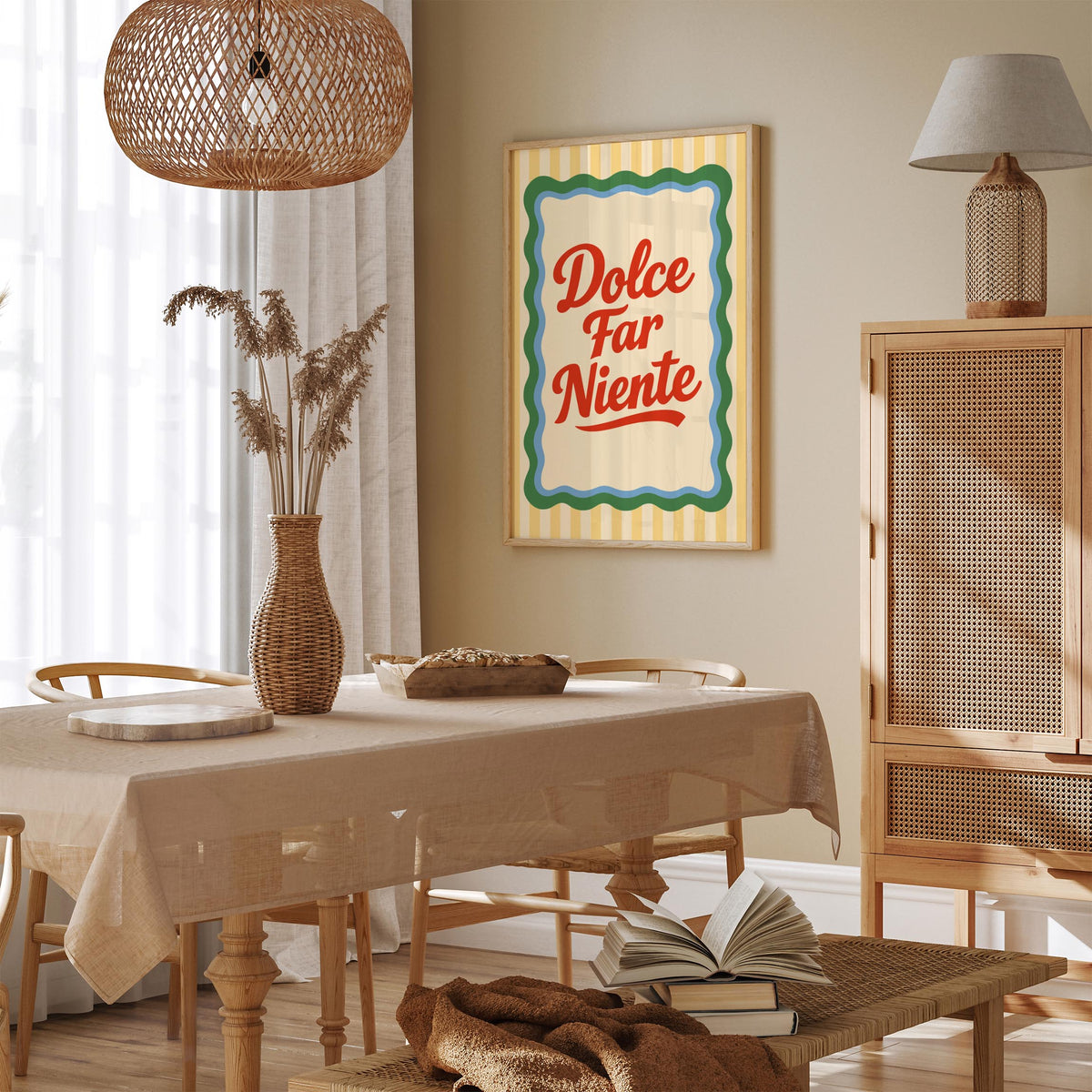 Dolce Far Niente Italian Quote Poster