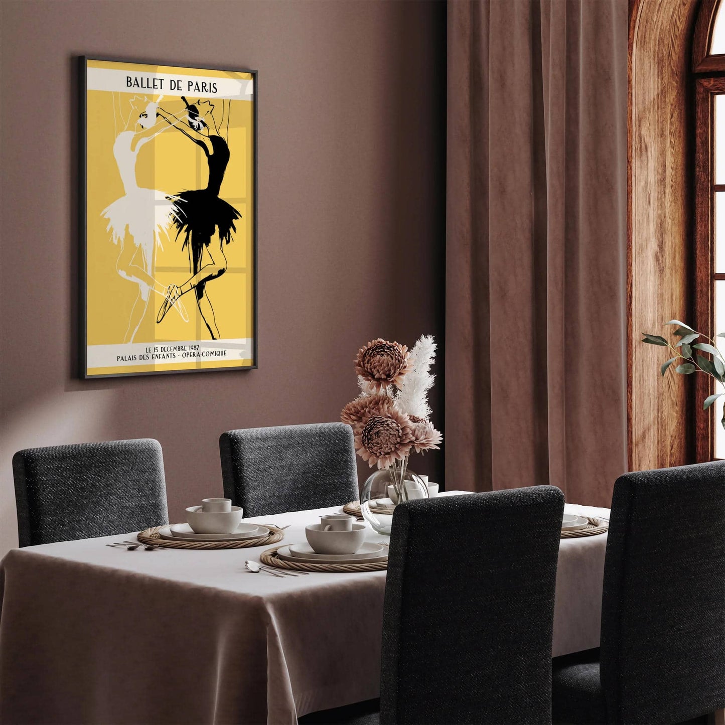 Retro Ballerinas Wall Art - French Ballet Poster - HypeSheriff