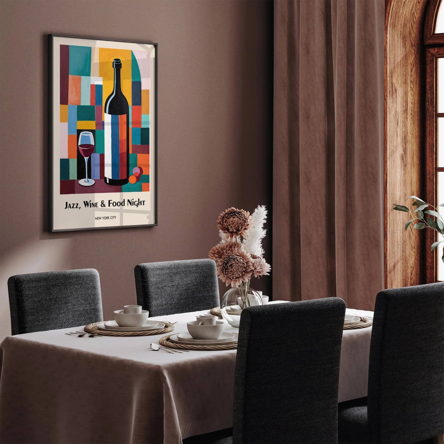 Jazz & Wine NYC Festival Art Print - HypeSheriff