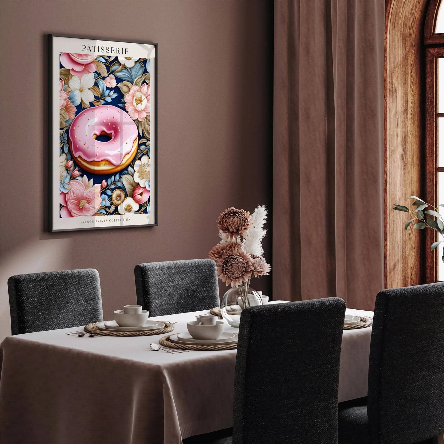 Elegant Patisserie Delights: Victorian Wall Art - HypeSheriff