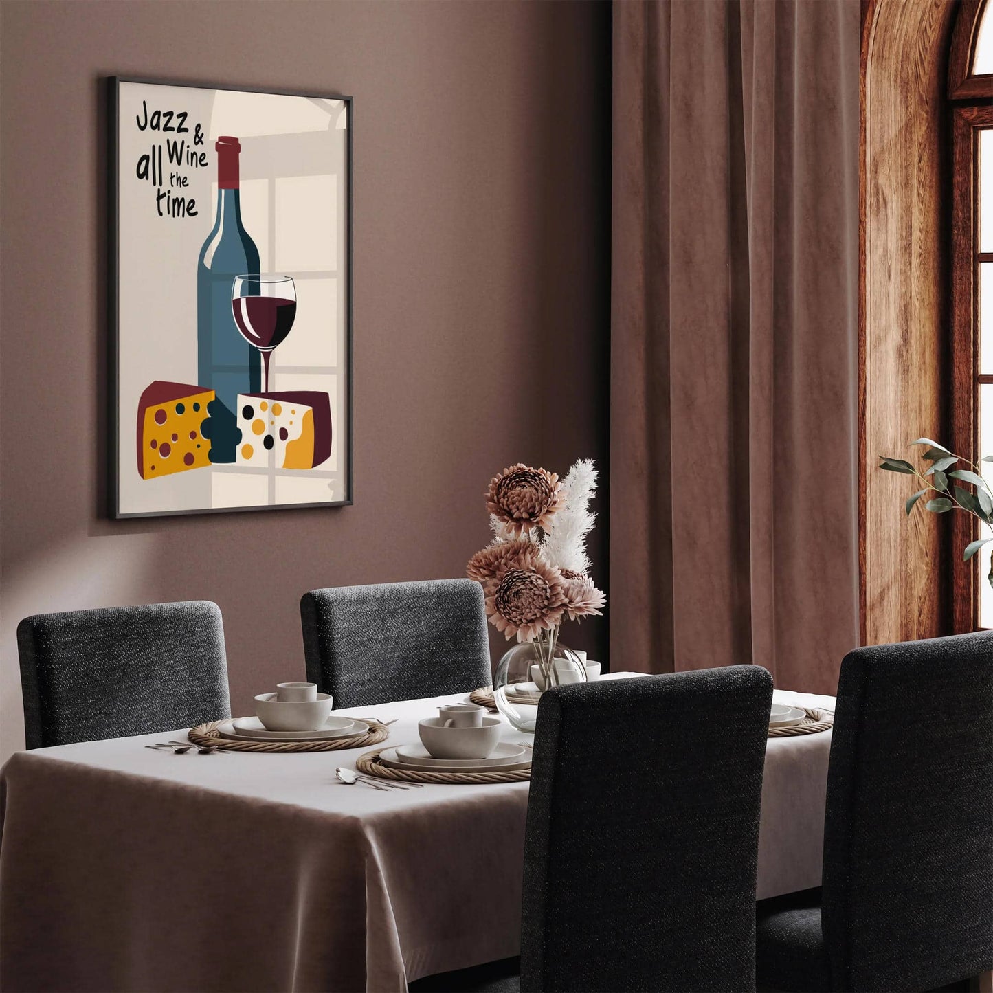 Jazz & Wine All The Time Poster