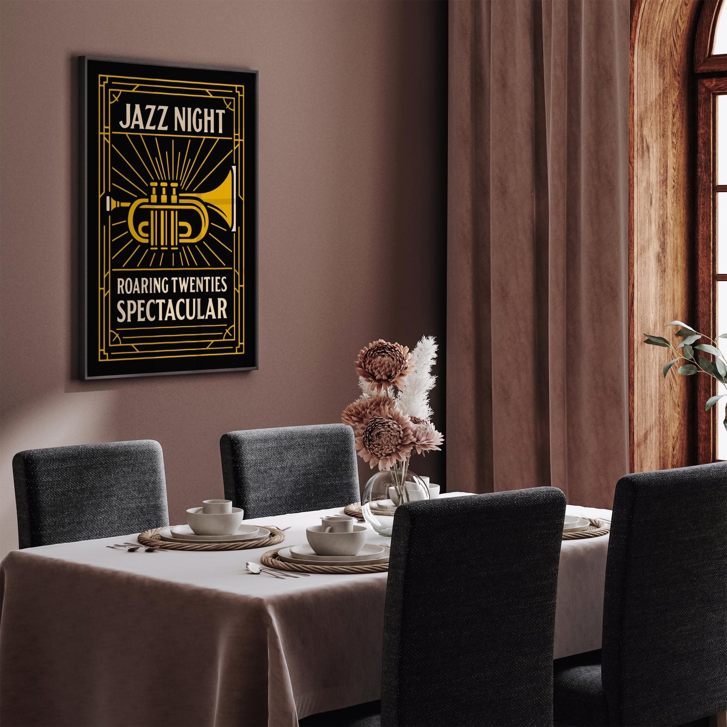 Jazz Night Poster - Roaring Twenties Art Print