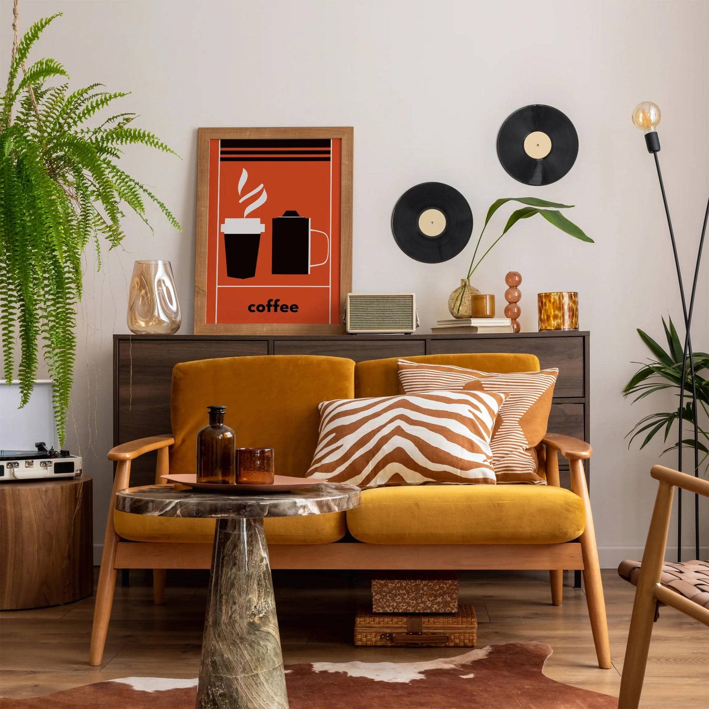 Minimalist Coffee Poster - HypeSheriff