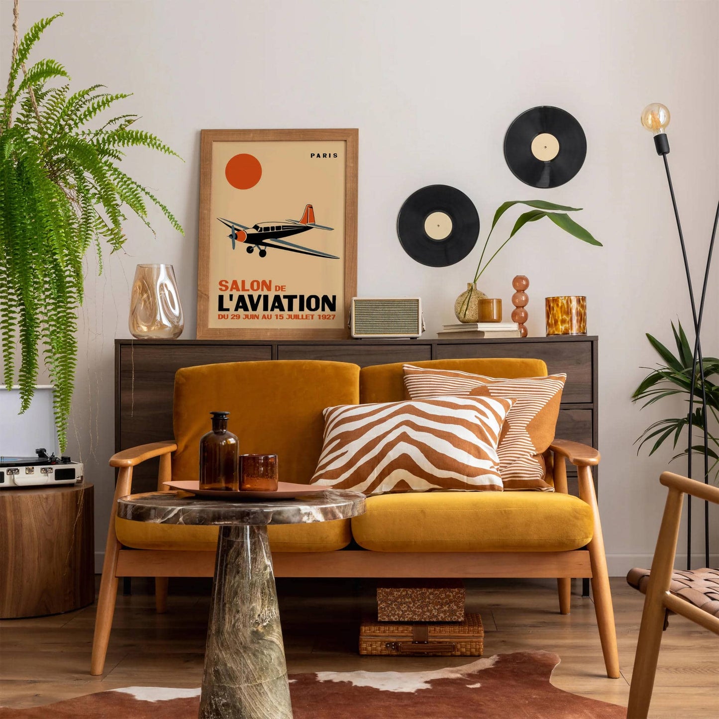 French Air Show 1927 Vintage Poster - HypeSheriff