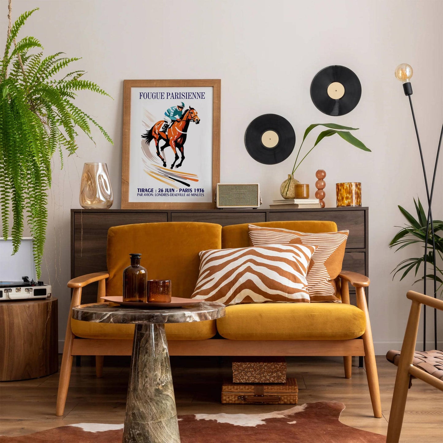 Vintage Horse Racing French Poster - HypeSheriff