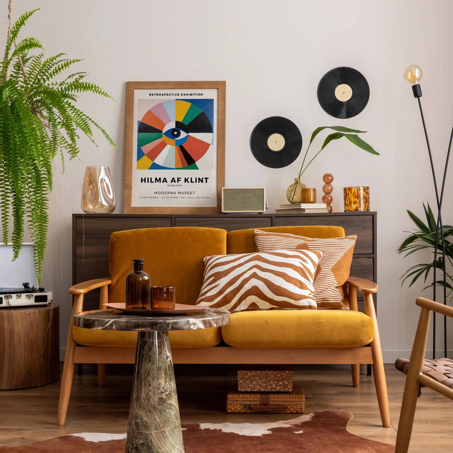 Hilma af Klint Inspired Abstract Poster - HypeSheriff