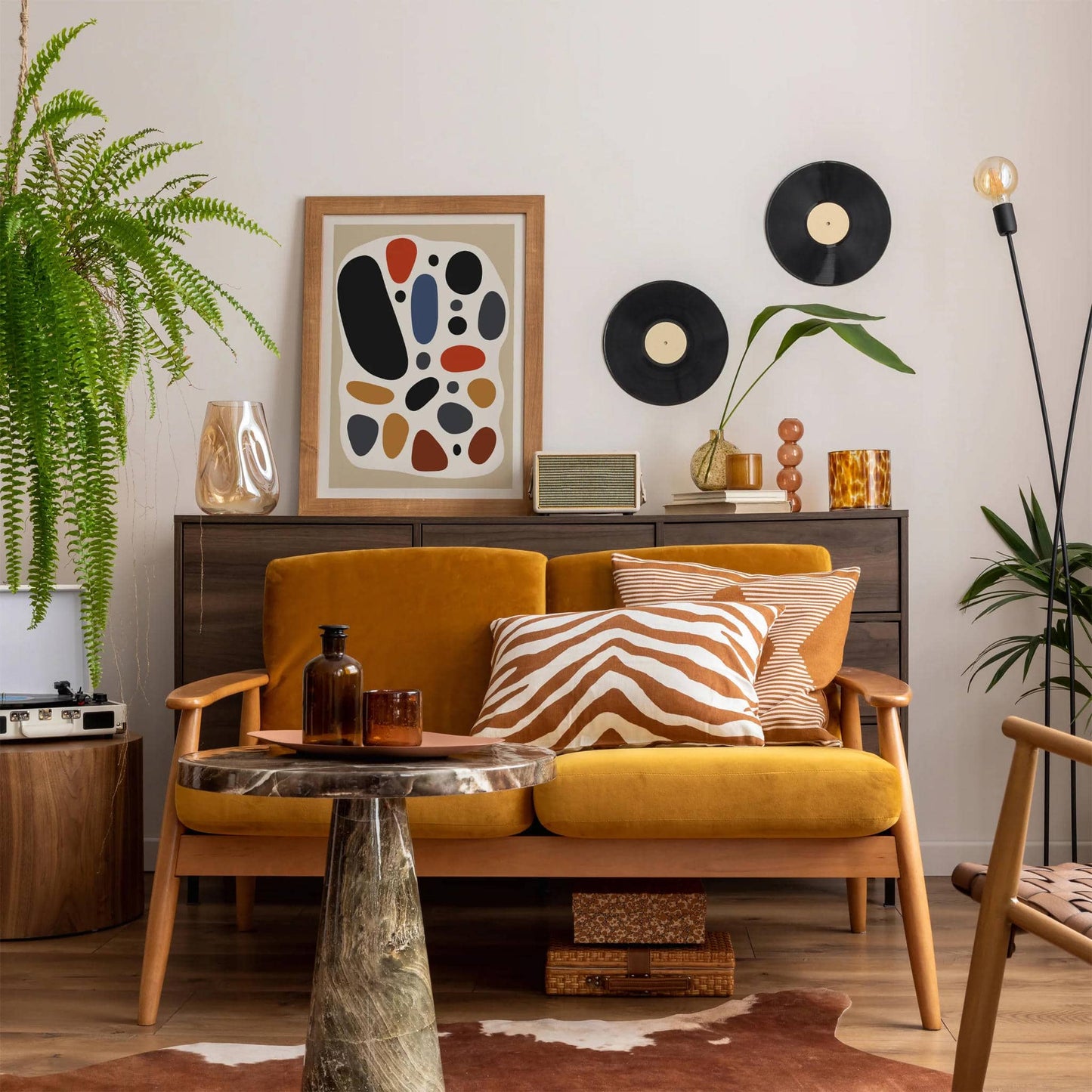 Abstract Boho Stones Poster - HypeSheriff