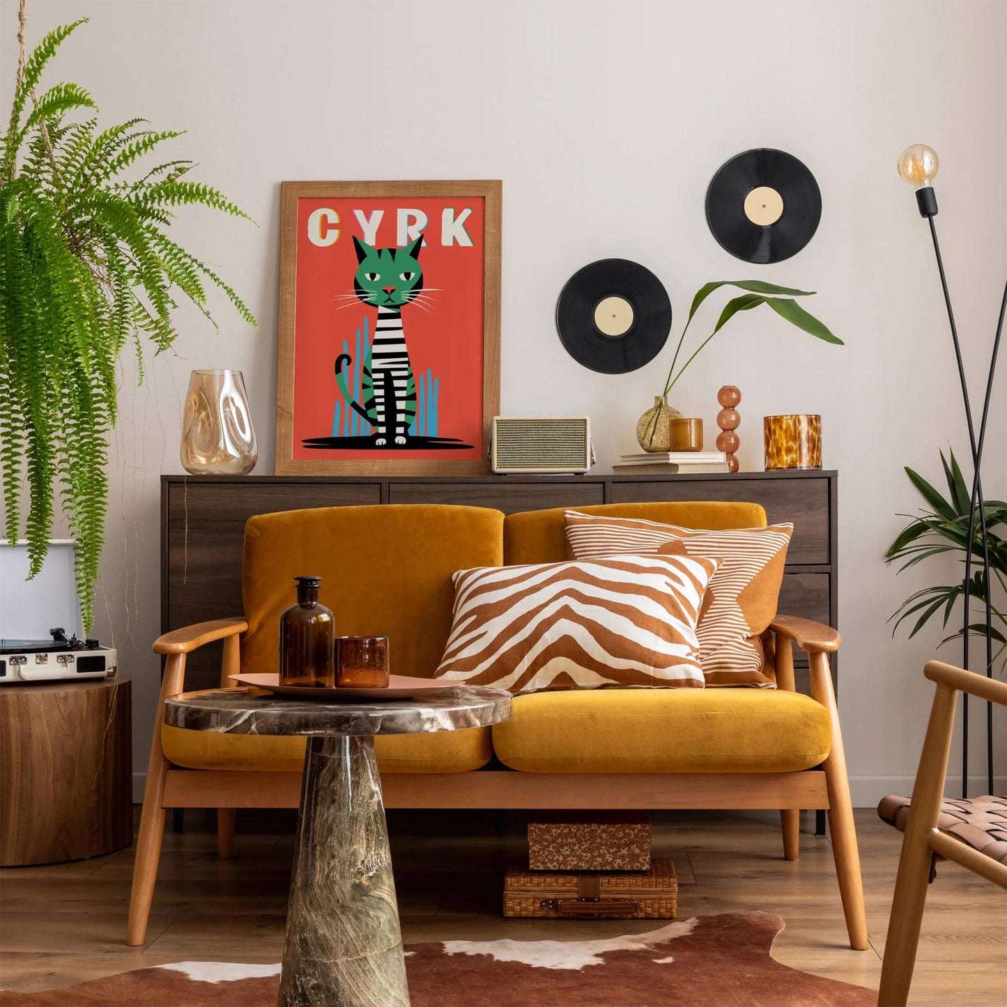 Cyrk Polish Circus Cat Poster - HypeSheriff