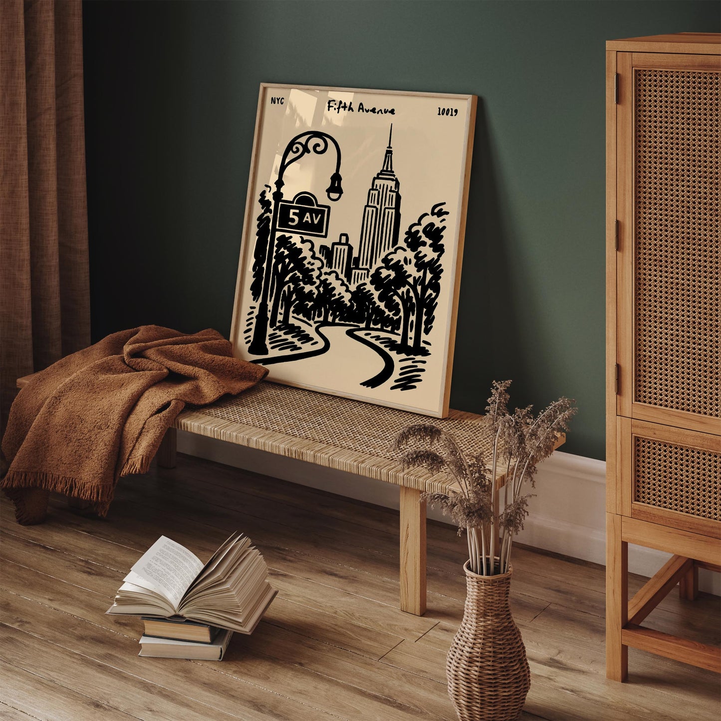 Fifth Avenue NYC Cityscape Poster