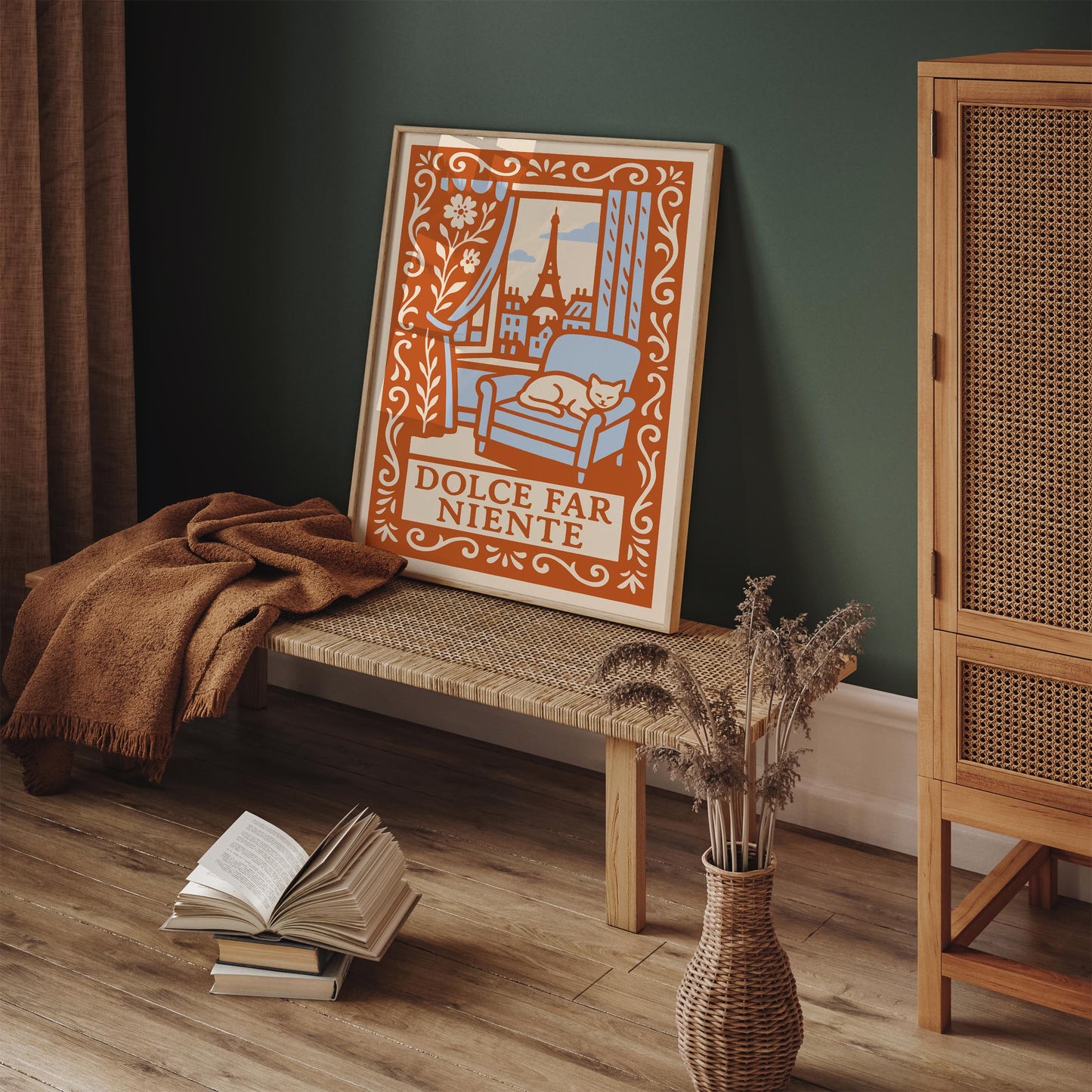 Dolce Far Niente in Paris Poster