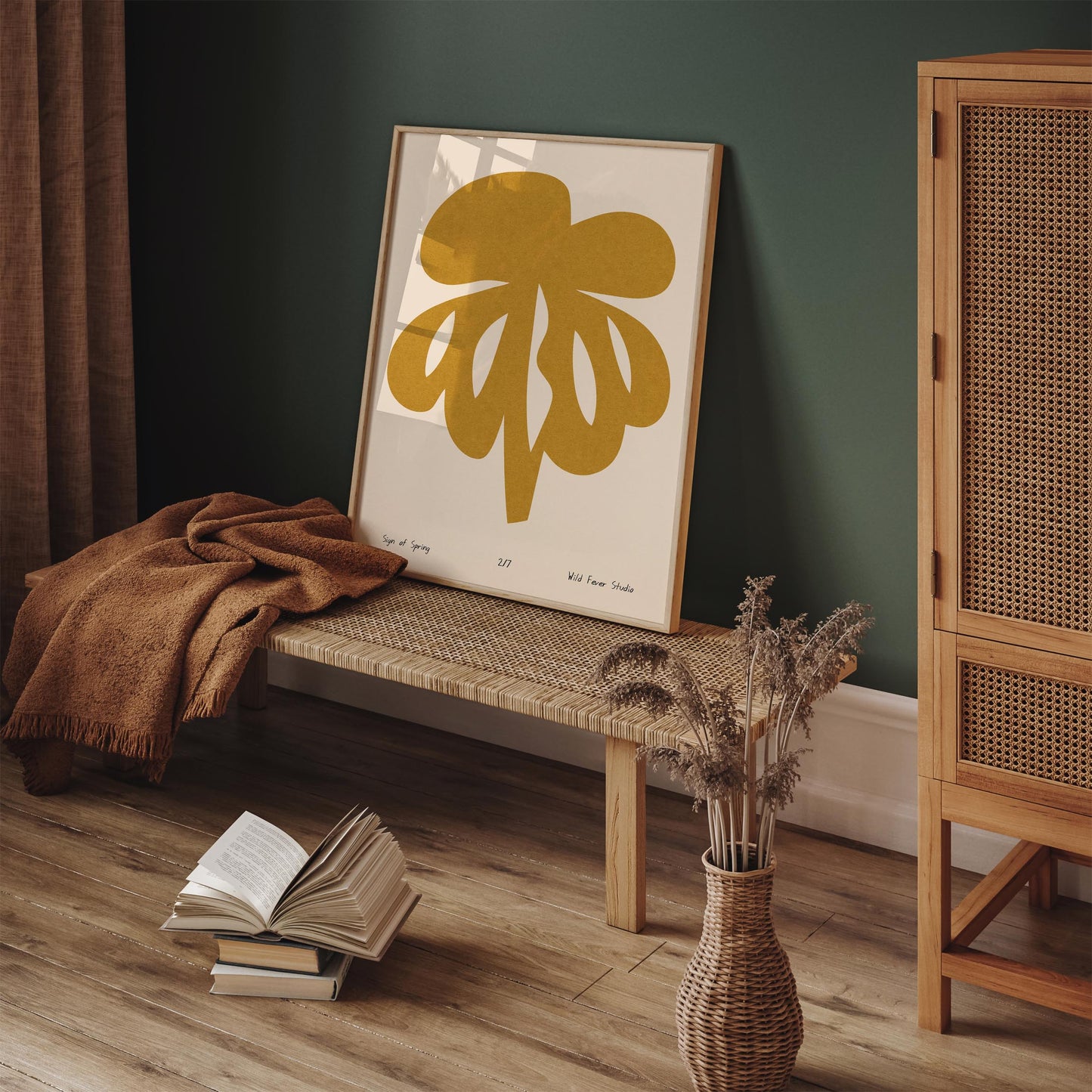 Sign of Spring Abstract Wall Art Poster