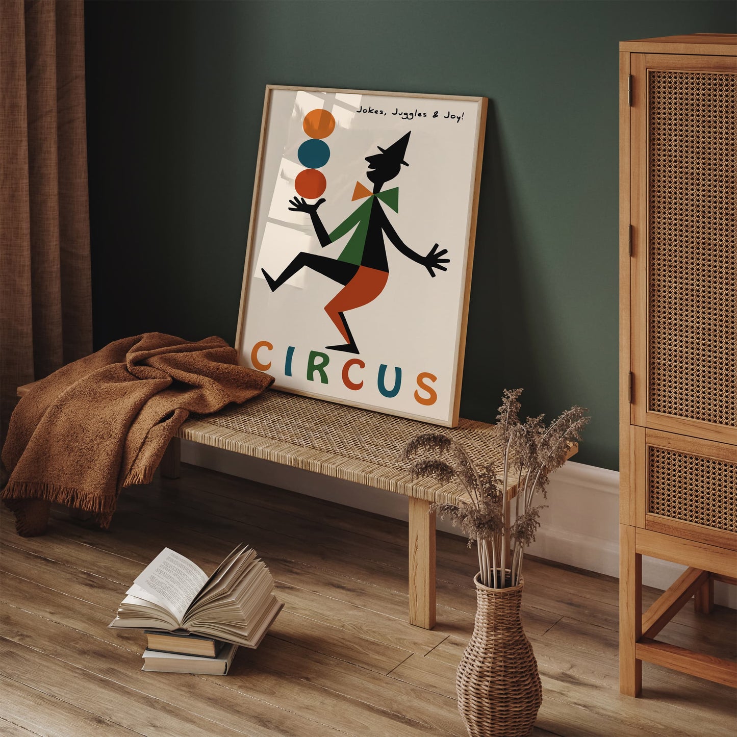 Vintage Circus Print - Retro Entertainment Poster