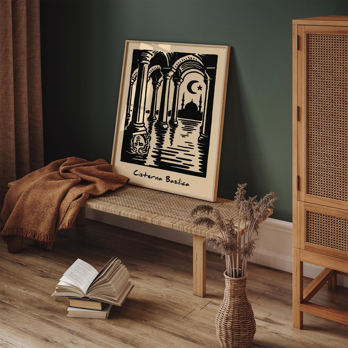 Istanbul Cistern Print - Turkey Travel Poster