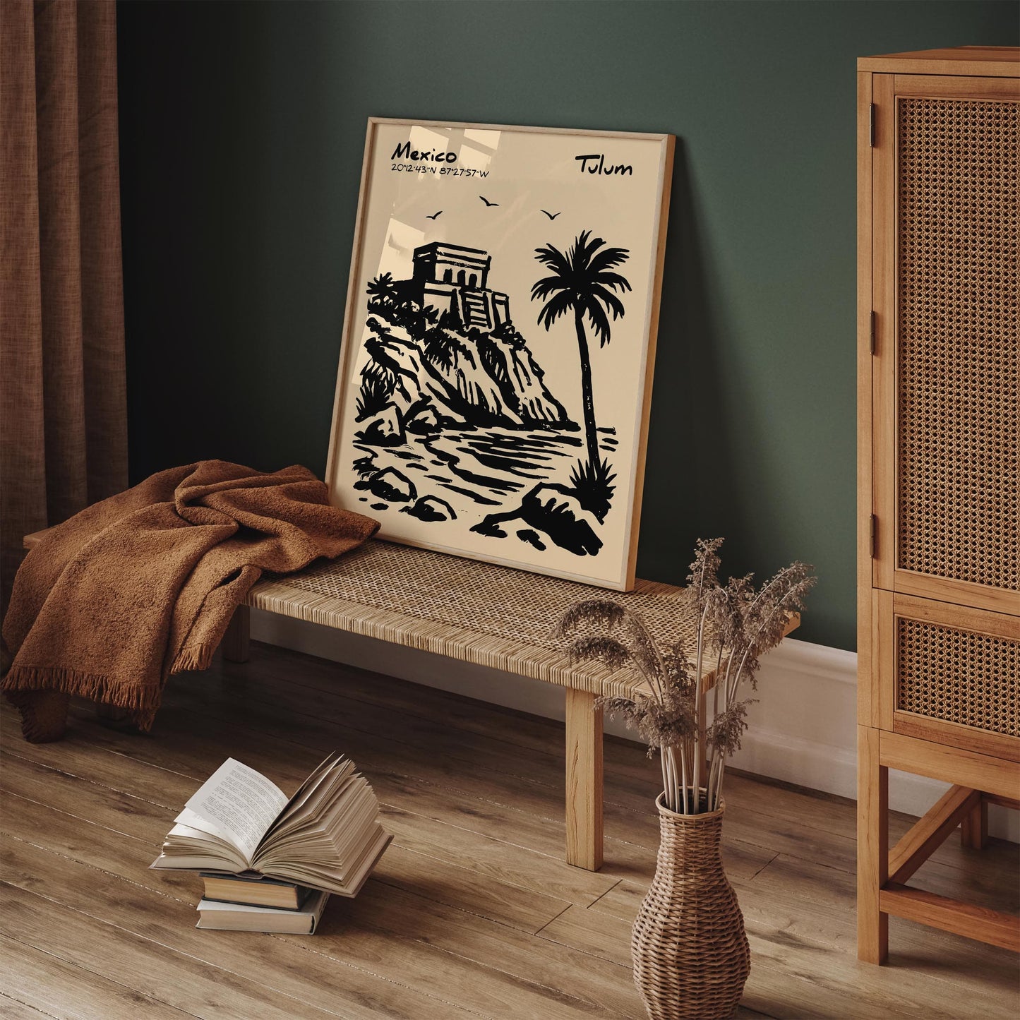 Tulum Mexico Poster - Beach Travel Wall Art
