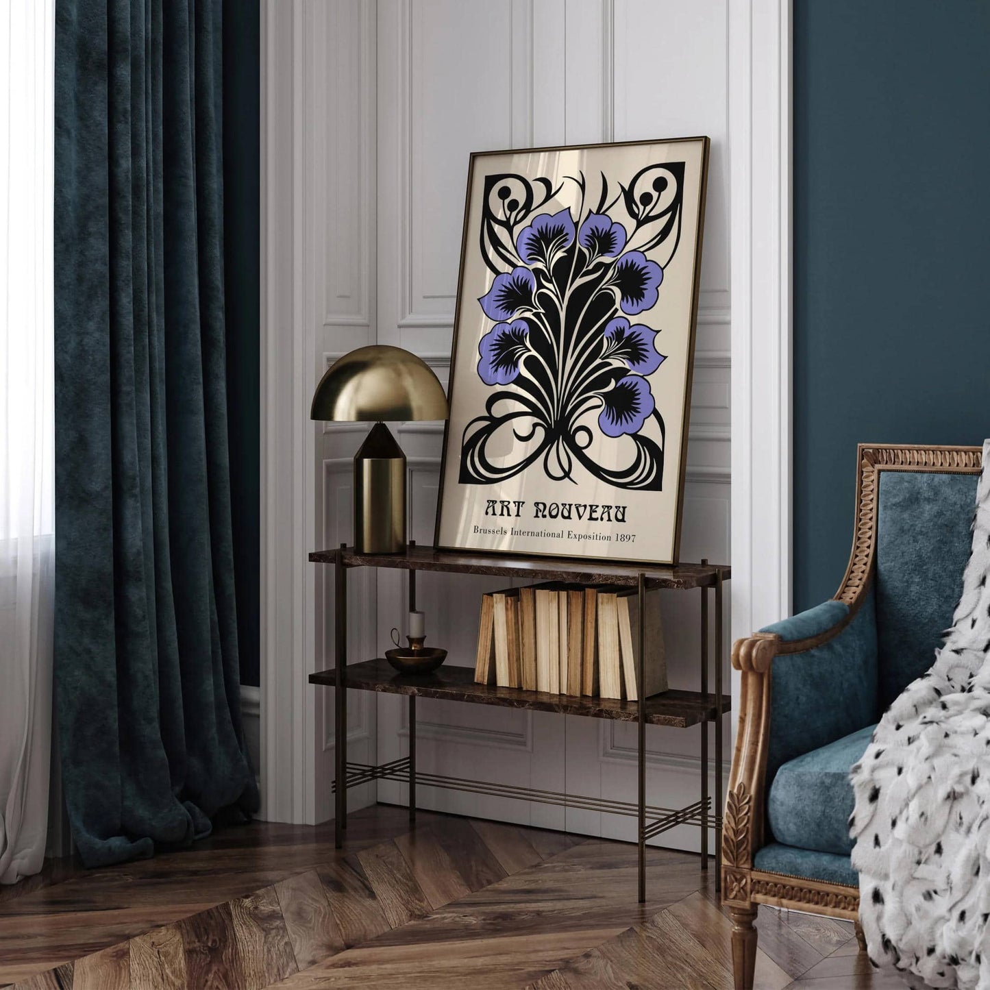 Art Nouveau Brussels Exhibition Art Print - HypeSheriff