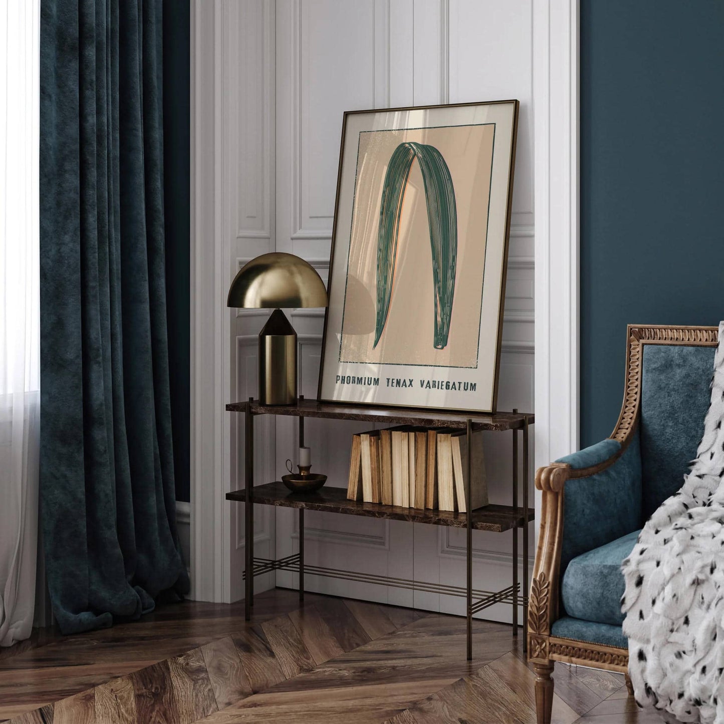 Phormium Tenax Veriegatum Floral Print - HypeSheriff