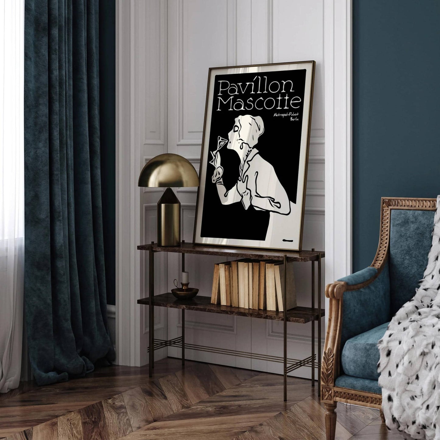 Vintage Restaurant Black and White Poster - HypeSheriff