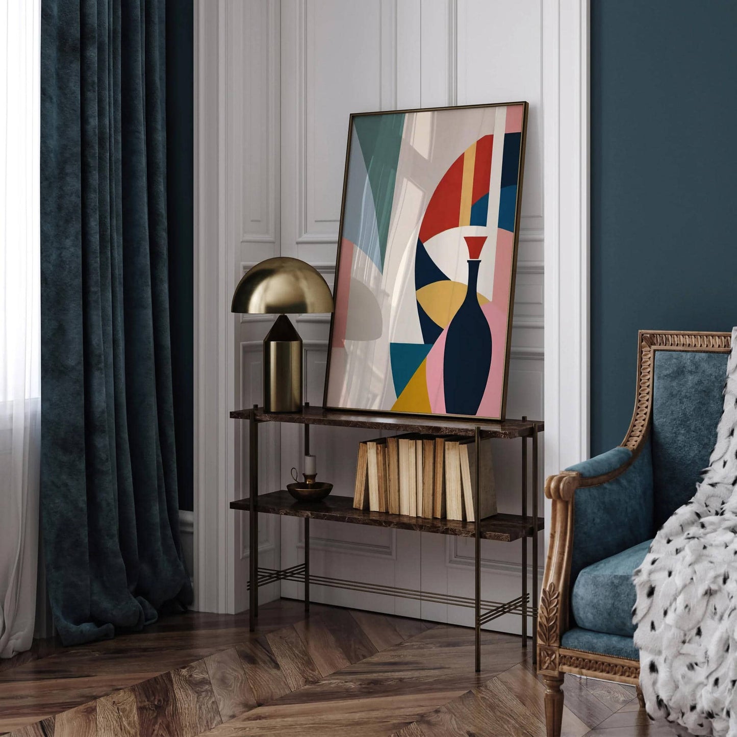 Mid Century Modern Kitchen Poster - HypeSheriff