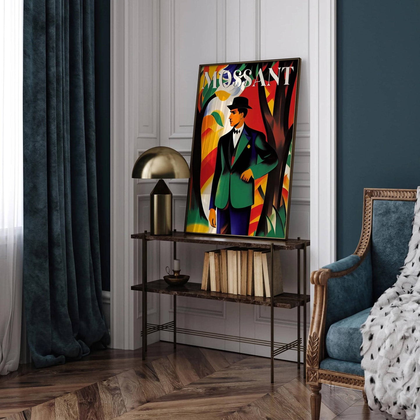 Mossant - French Fashion Poster - HypeSheriff