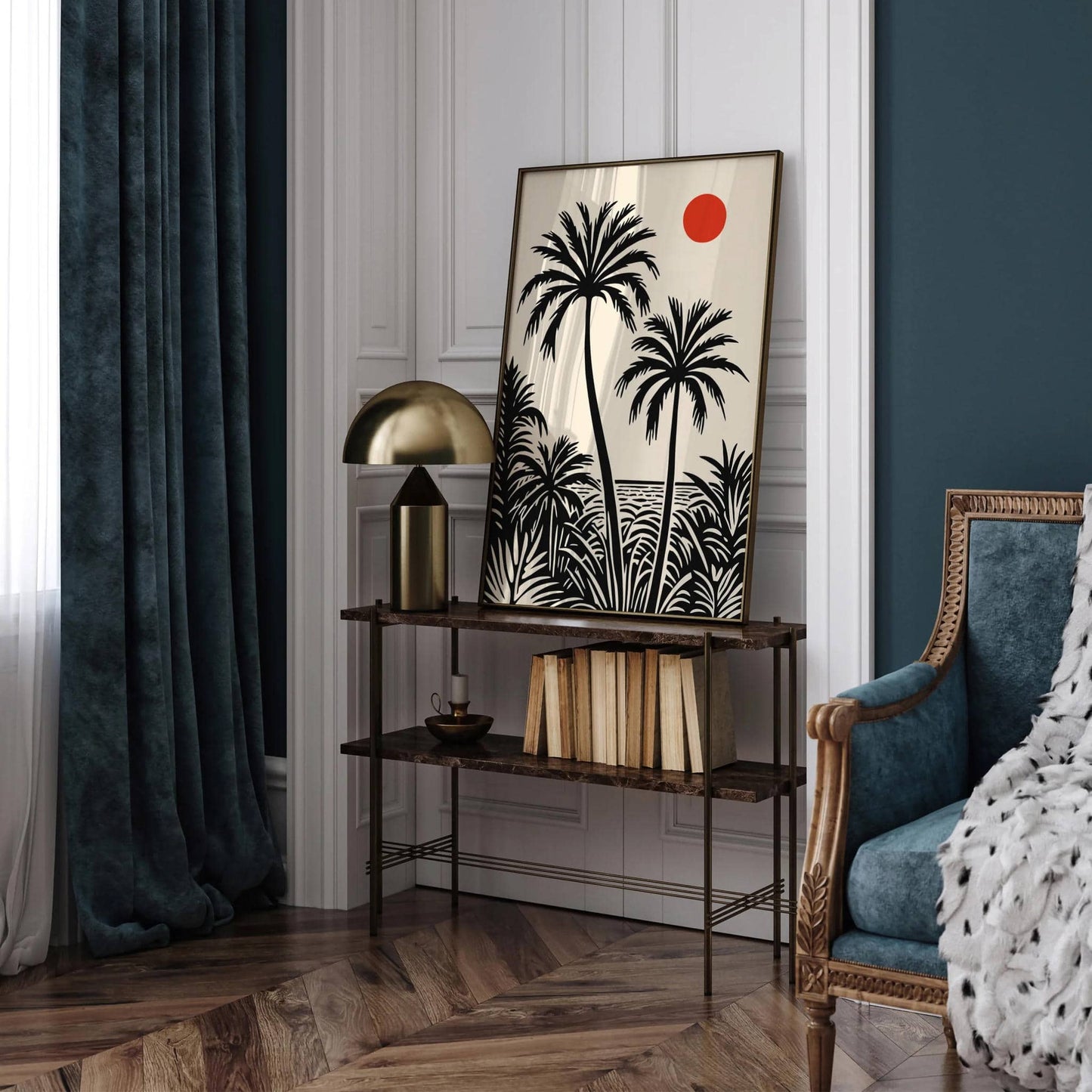 Miami Minimalist Landscape Art Print - HypeSheriff