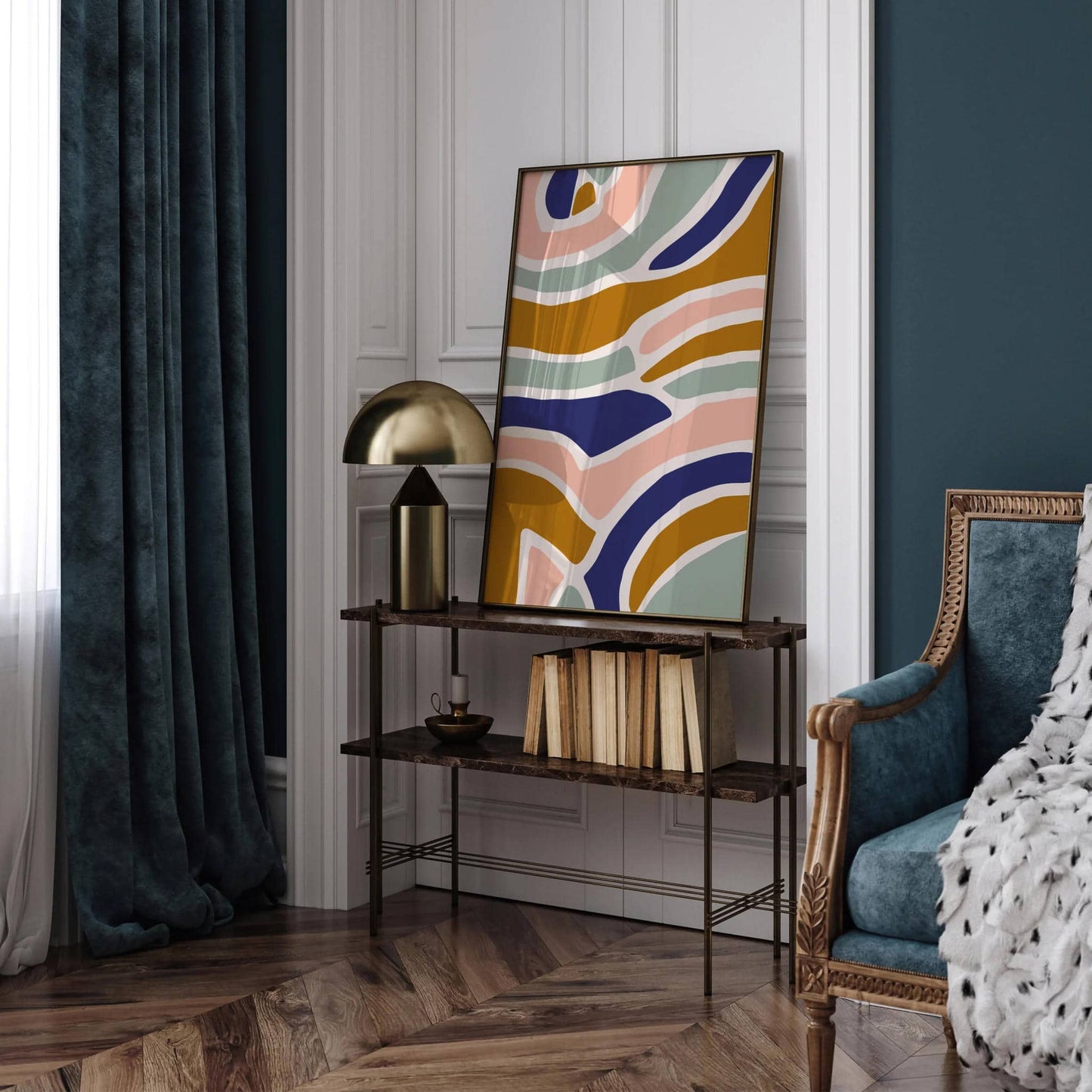 Vibrant Abstract Art Print - Contemporary Home Decor - HypeSheriff