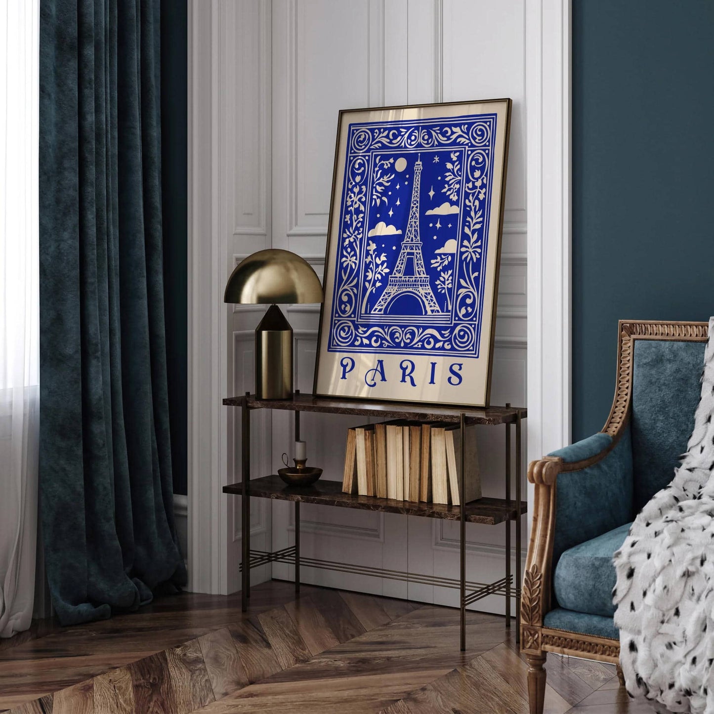 Paris Magic Landscape Eiffel Tower Print