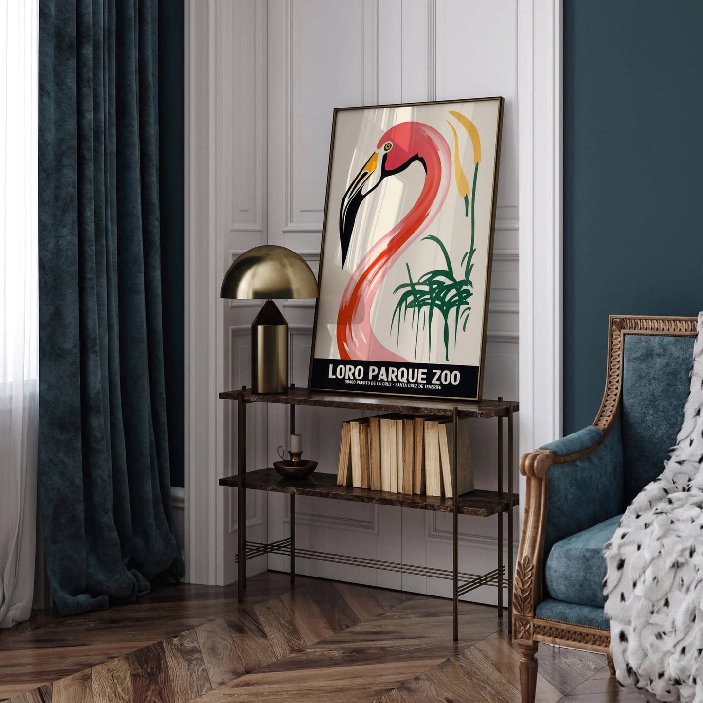 Loro Parque Zoo - Flamingo Wall Art - HypeSheriff